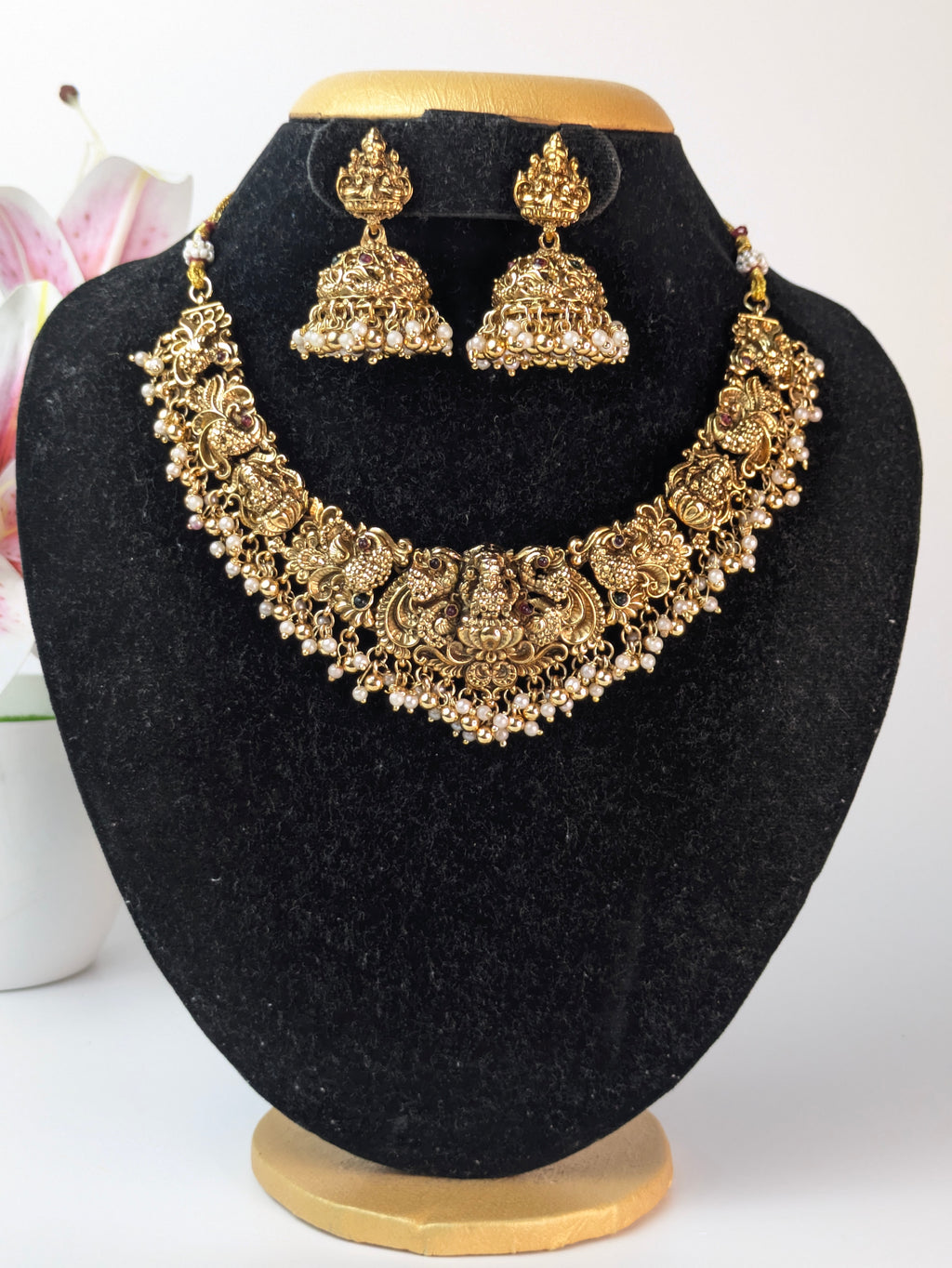 Lakshmi Peocock Necklace