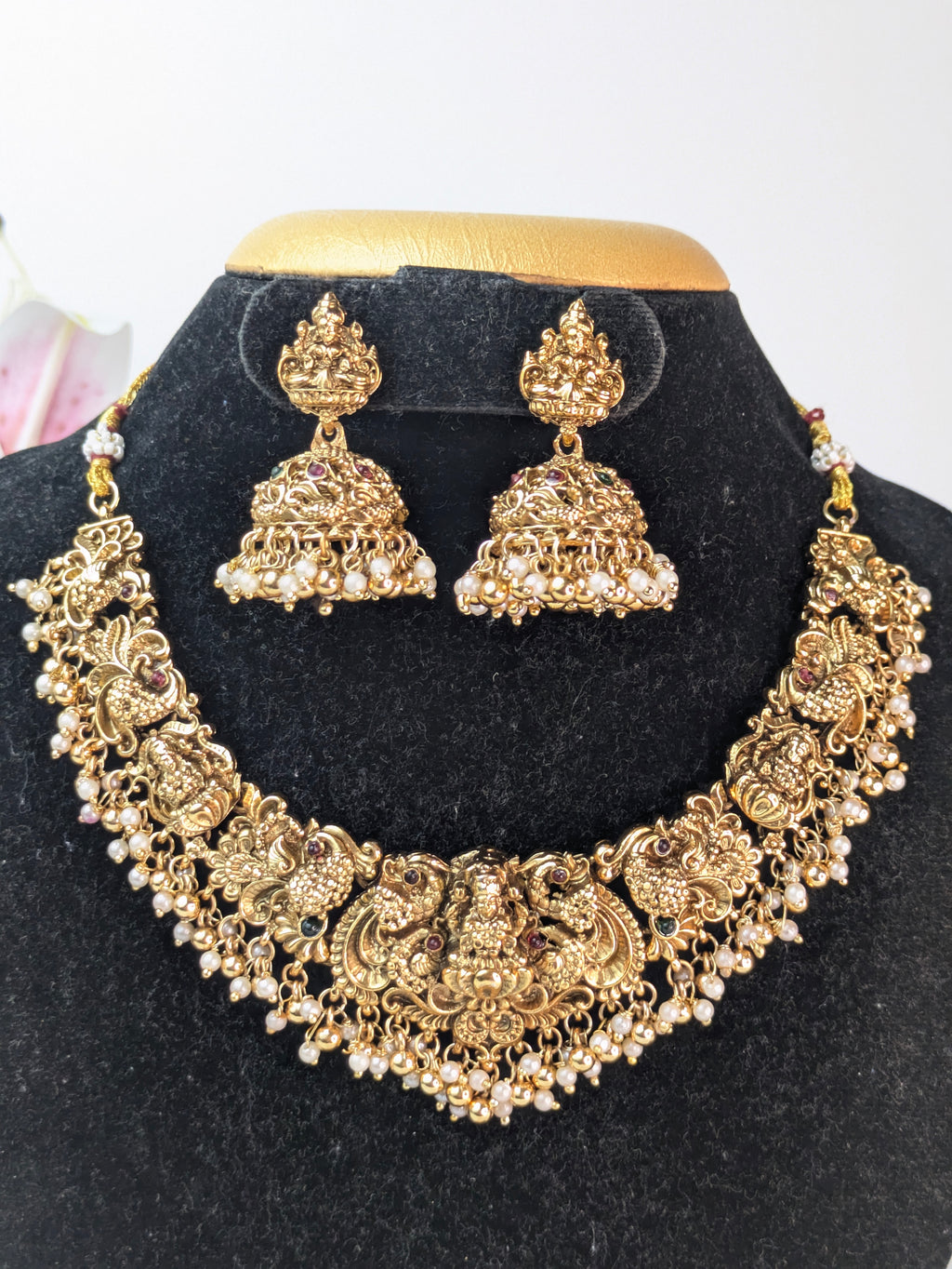 Lakshmi Peocock Necklace