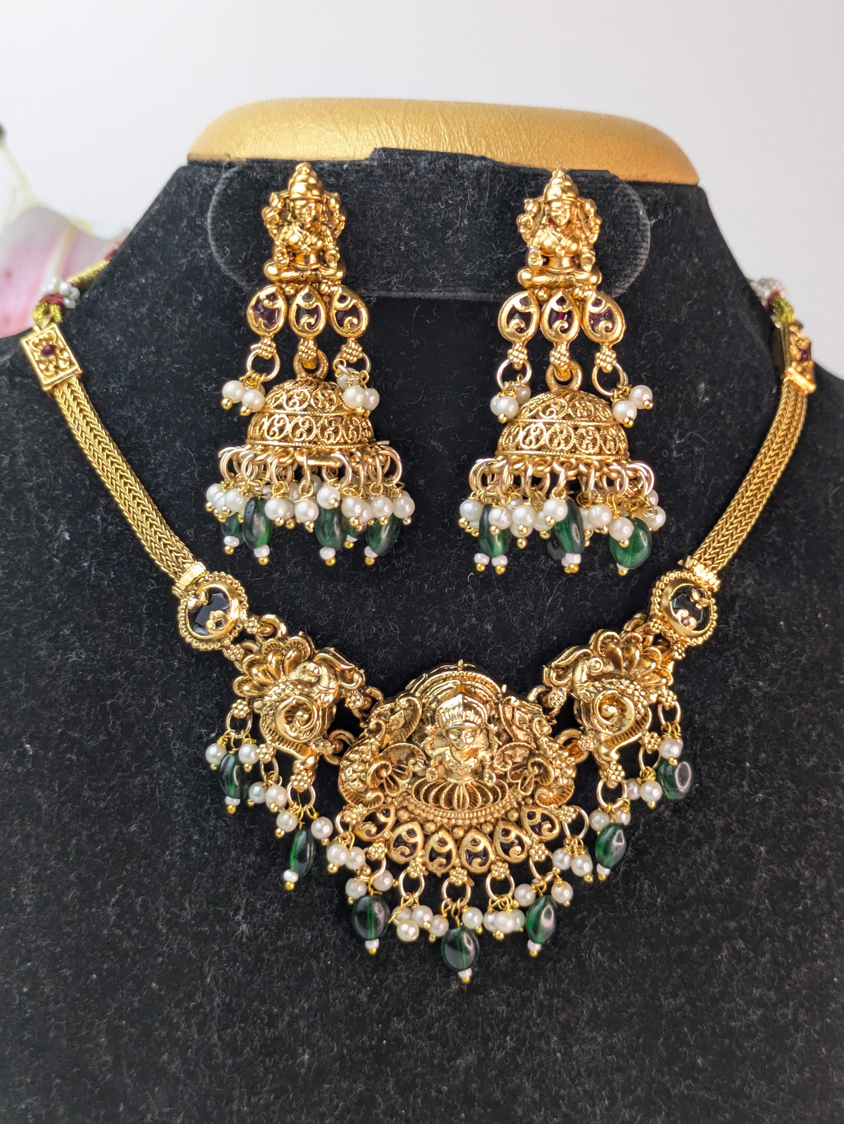 Lakshmi Peacock Choker