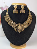 Peacock Lakshmi Temple Necklace