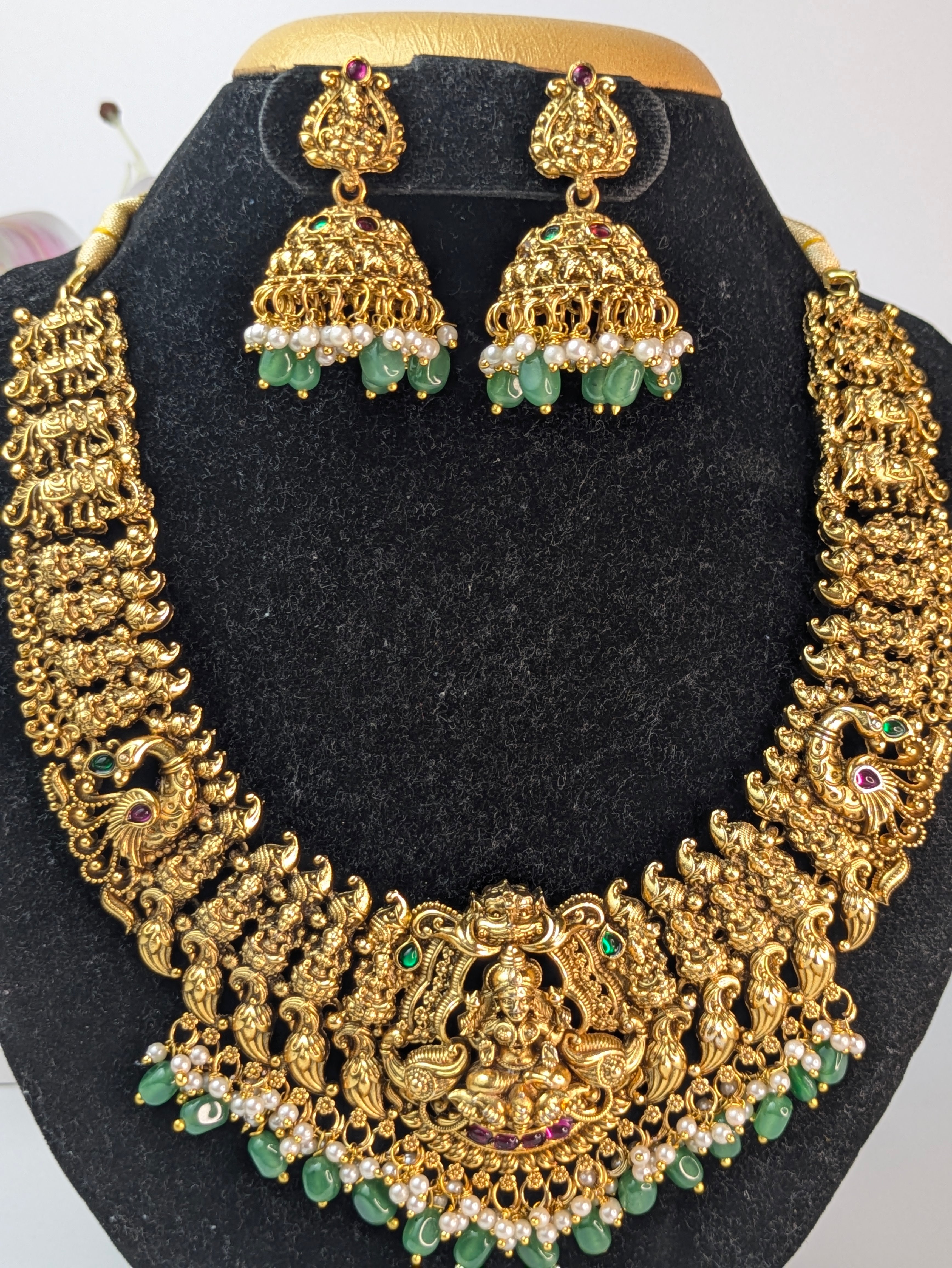 Elephant Lakshmi Necklace
