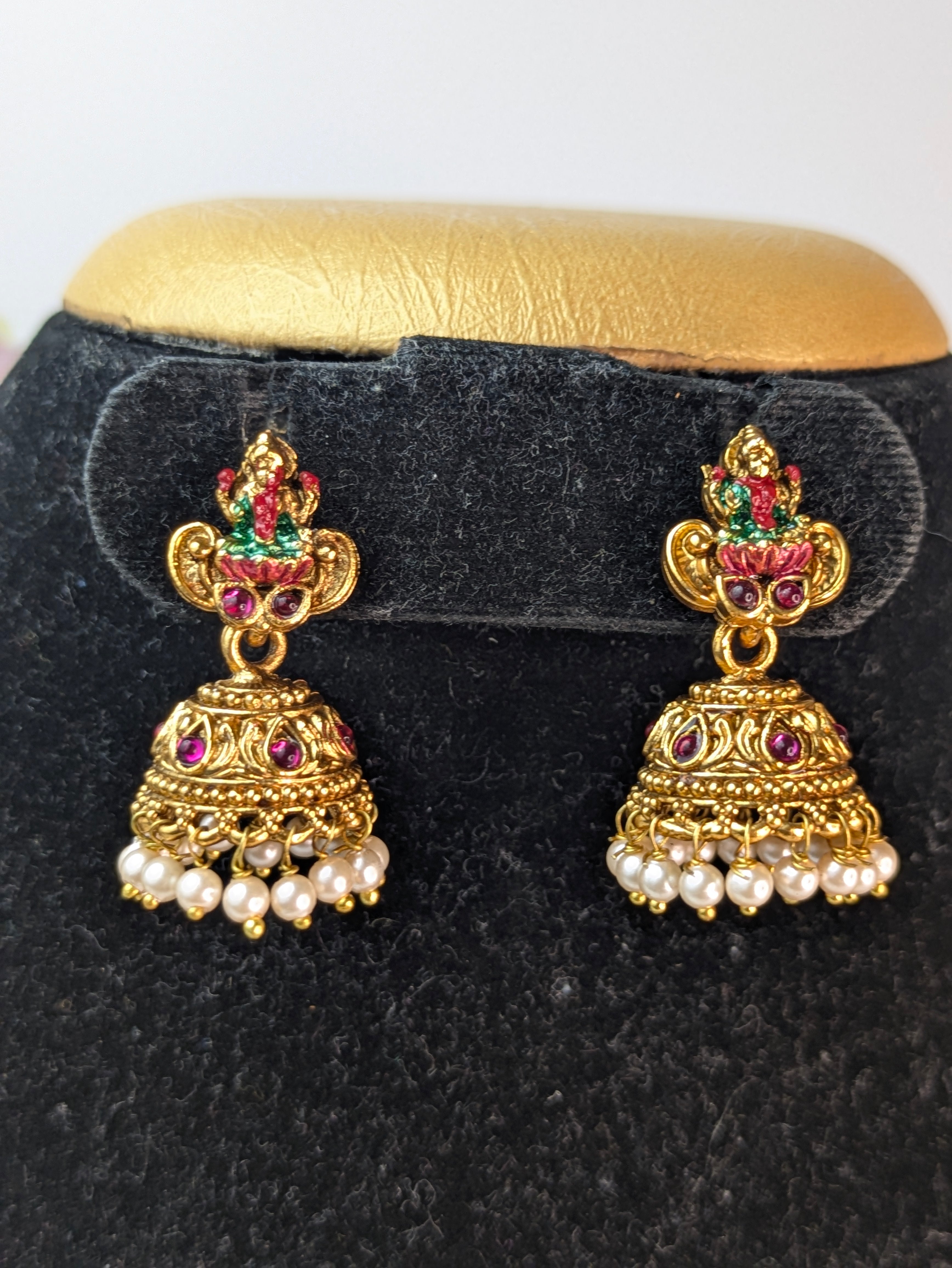 Traditional South Indian temple jewelry mid haram