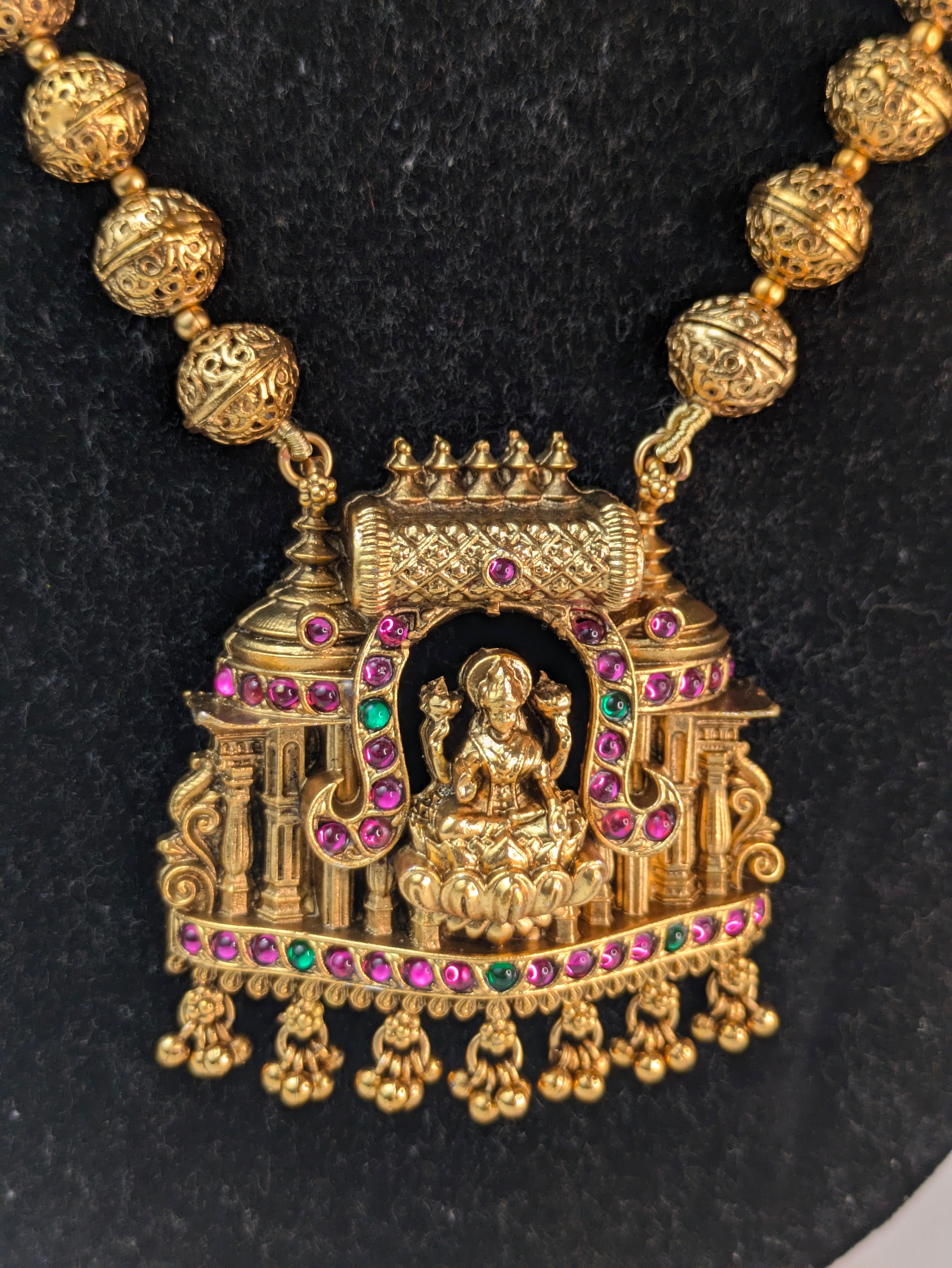 South Indian temple jewelry mid haram