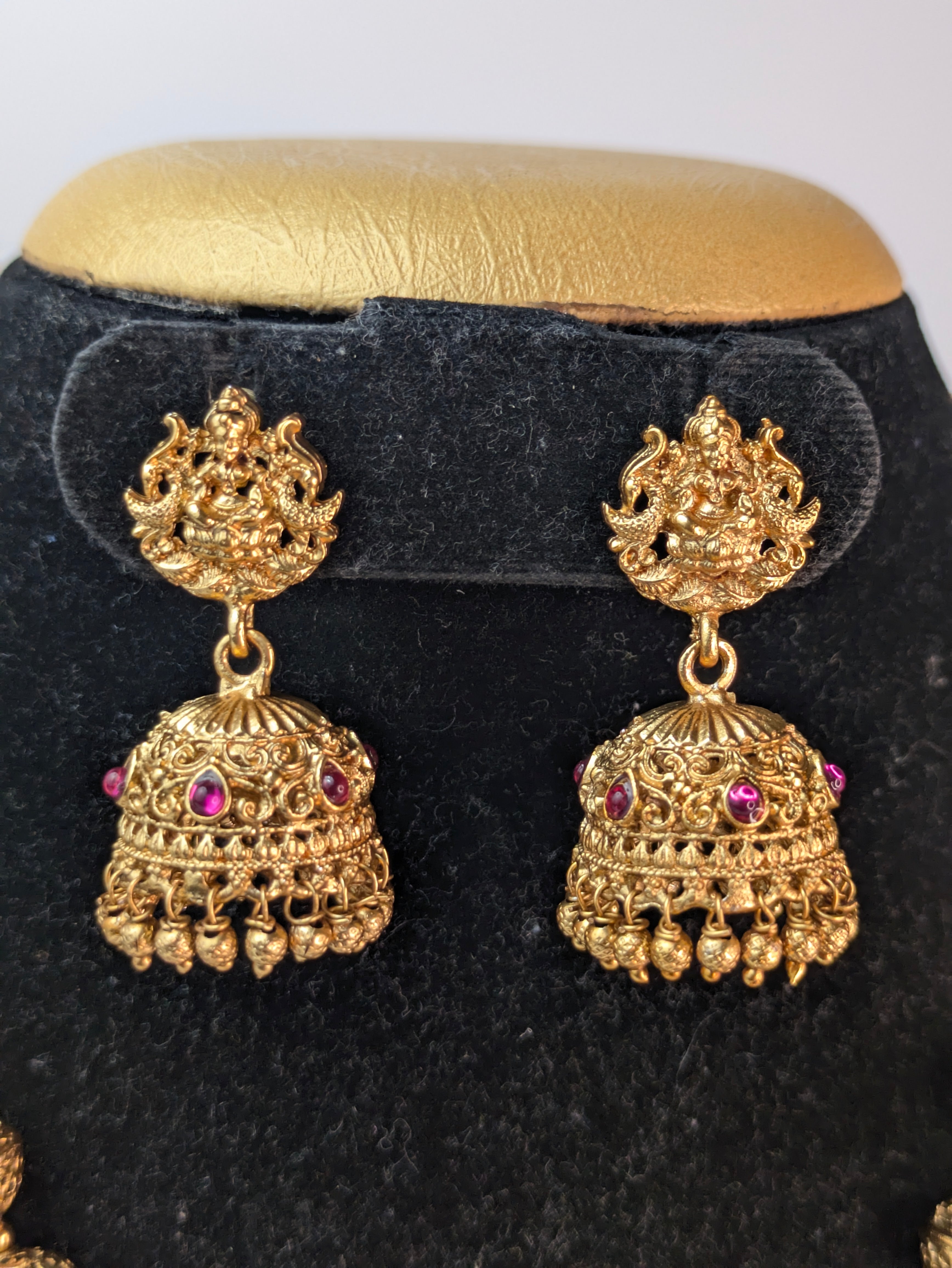 South Indian temple jewelry mid haram