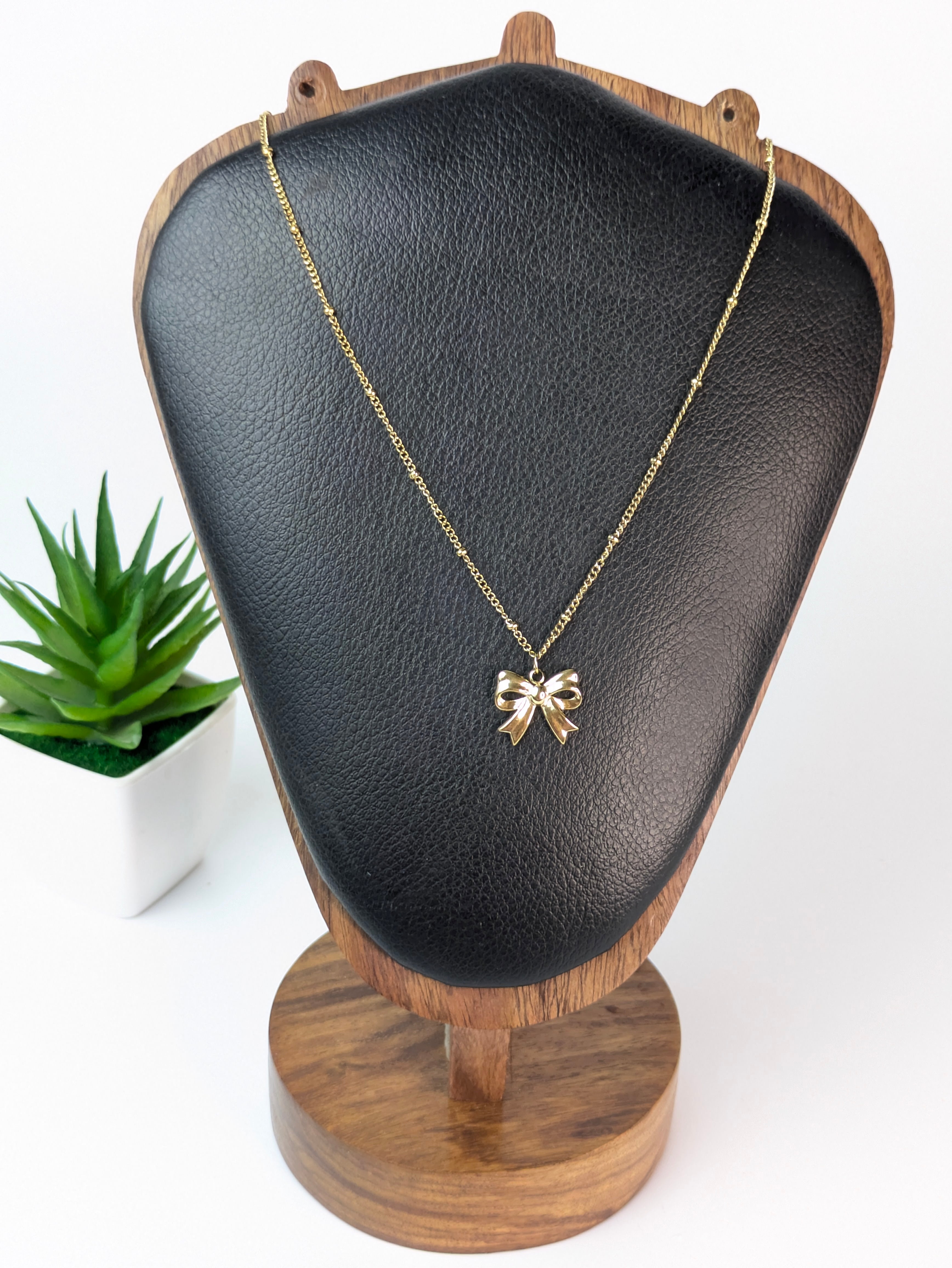 Dainty Stainless Steel Bow Chain