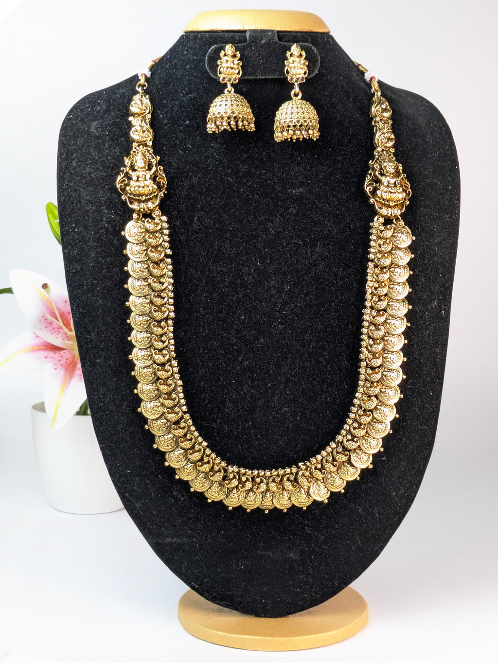 South Indian temple jewellery haram set