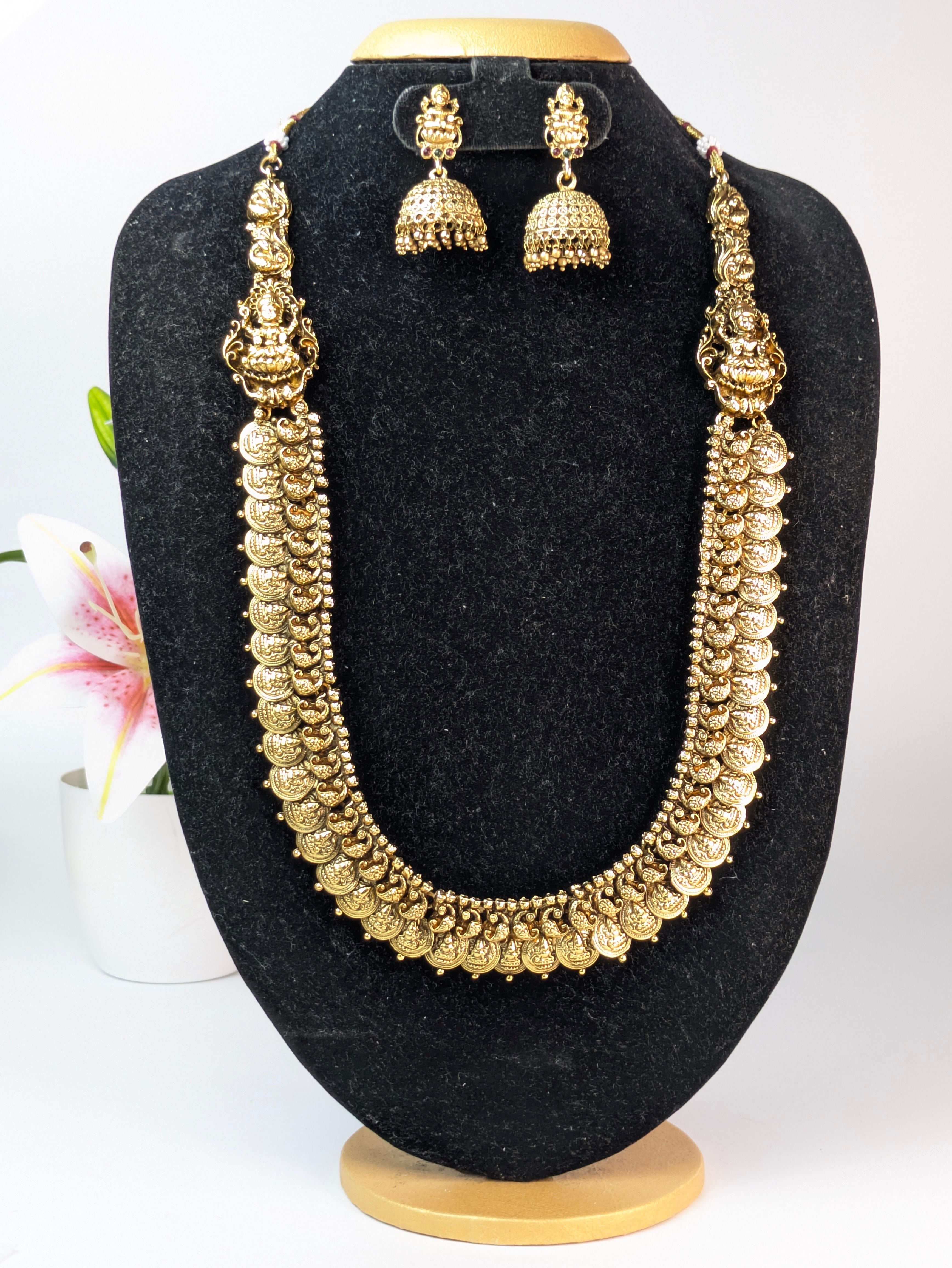 South Indian temple jewellery haram set
