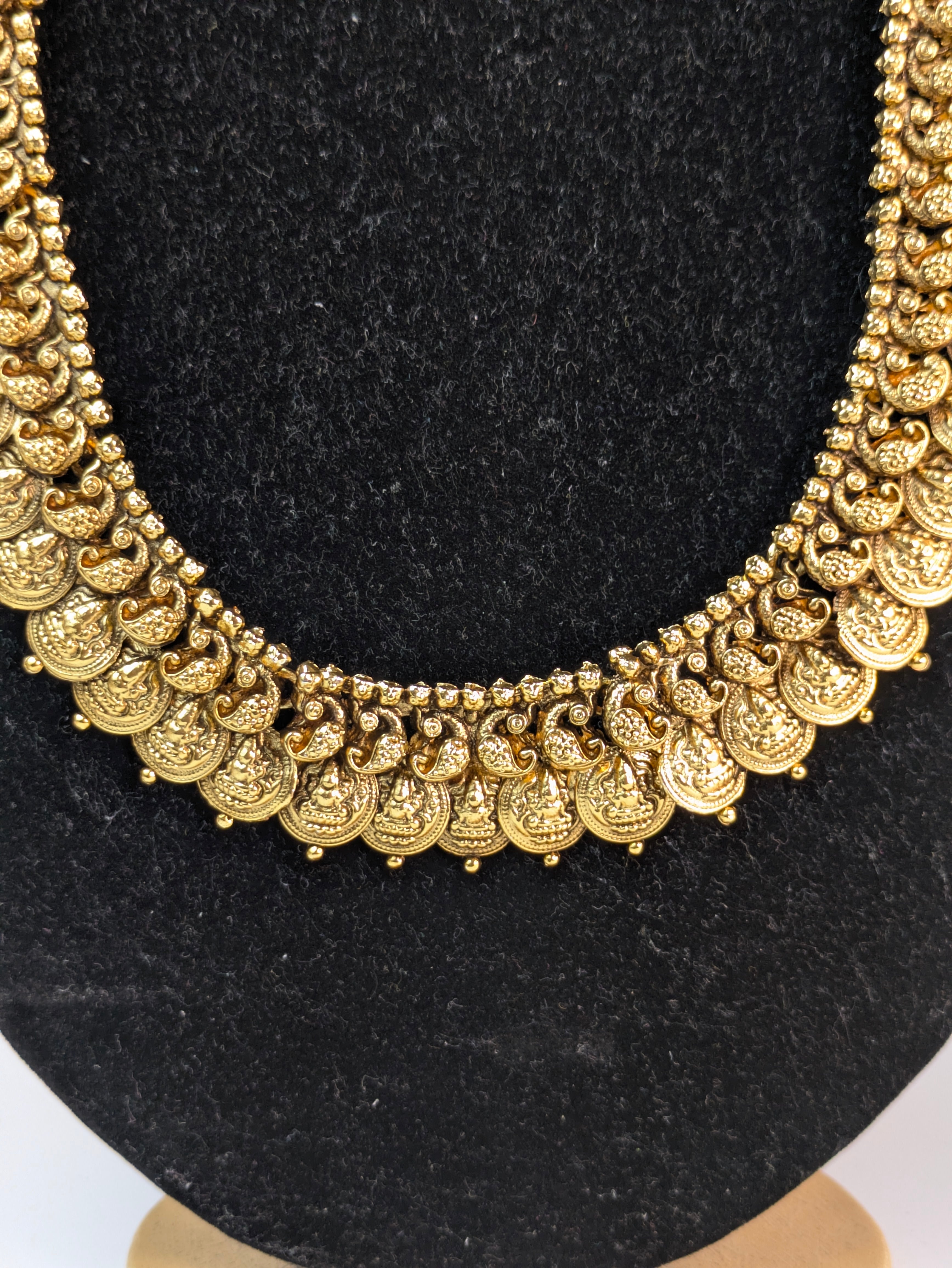 South Indian temple jewellery haram set