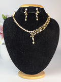 Floral Vine / Leaf Branch Necklace Set.