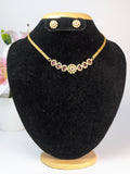 Victorian-Style Choker Set-Ruby