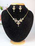 Light Green AD Short Necklace Set