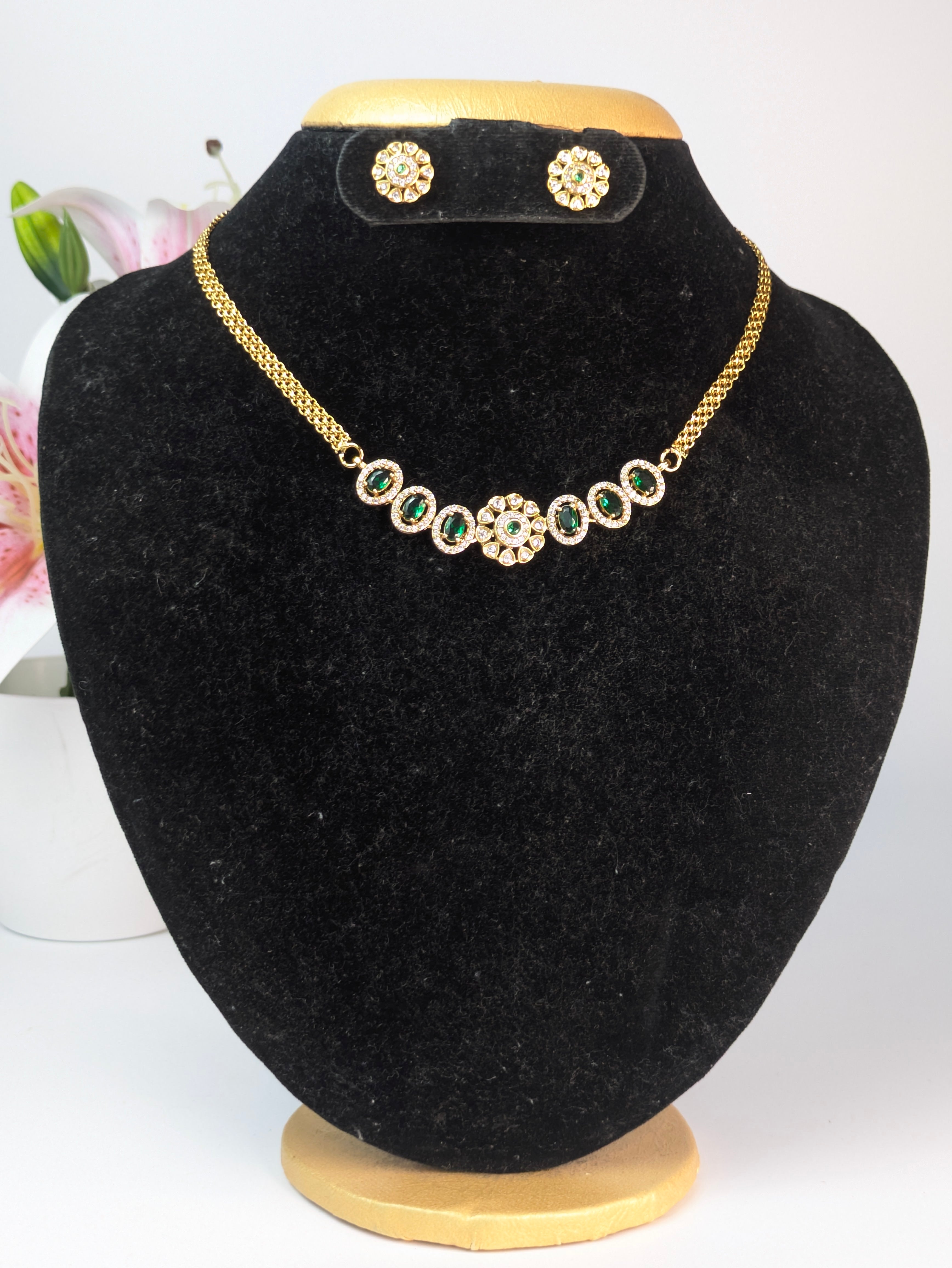 Victorian Choker Set-Green