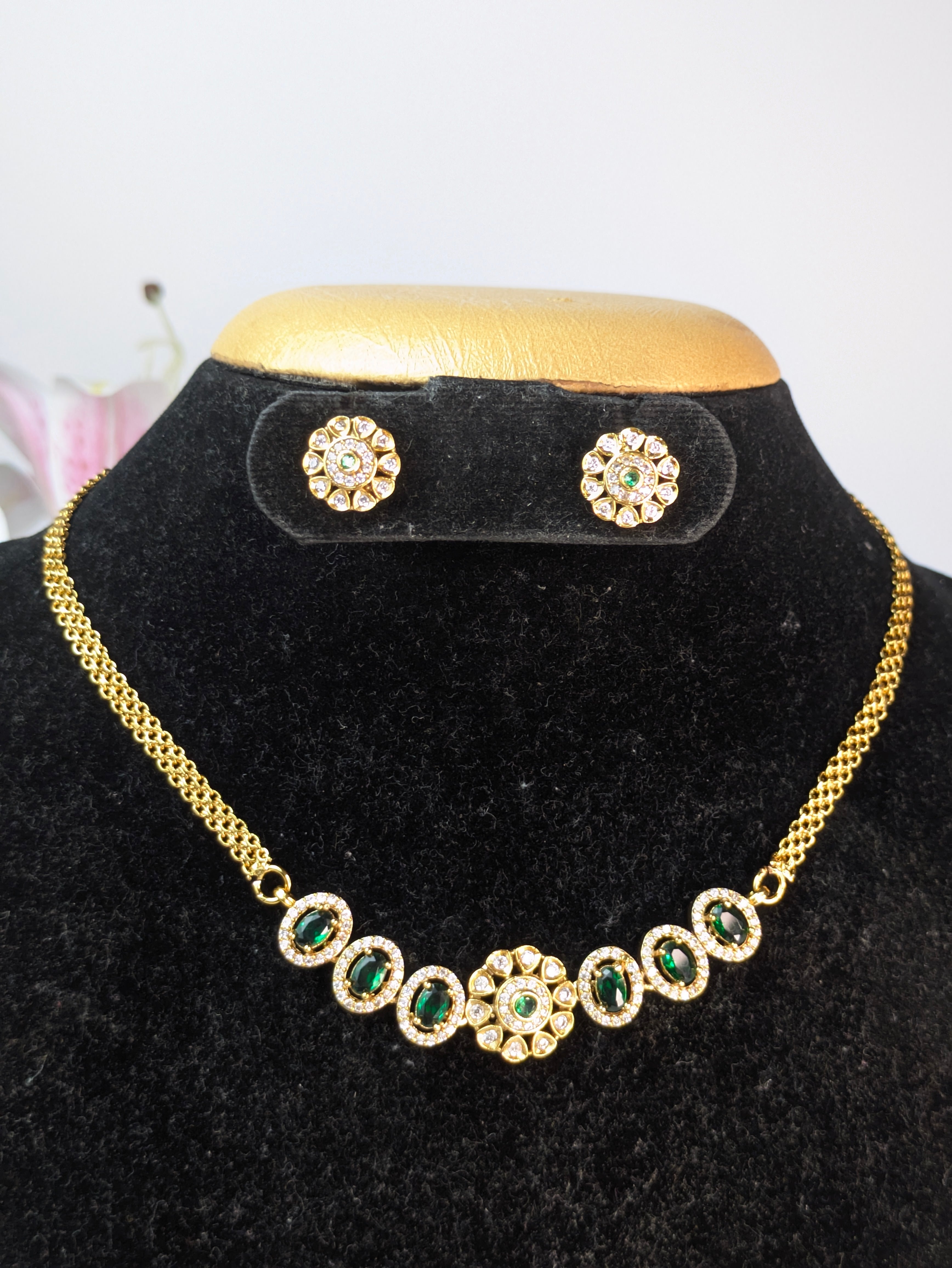 Victorian Choker Set-Green