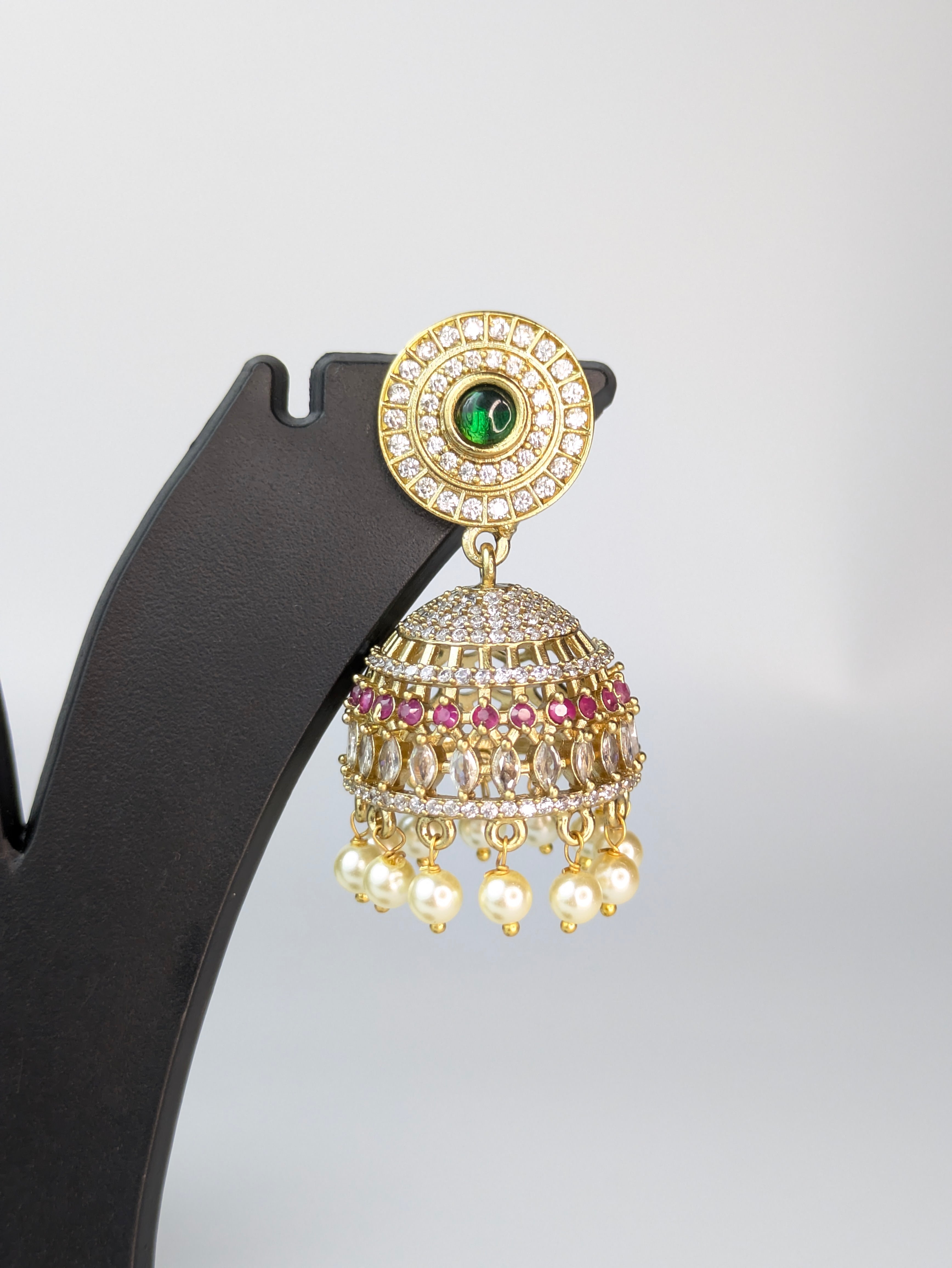 Vintage Stone Jhumka