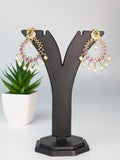 Peacock Kemp Chandbali Earring