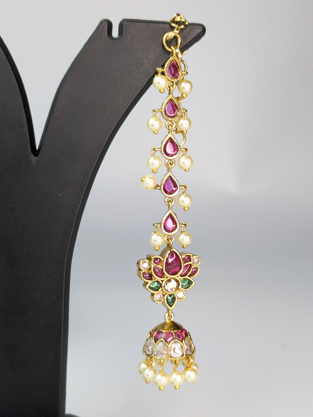 Long ear chain earring