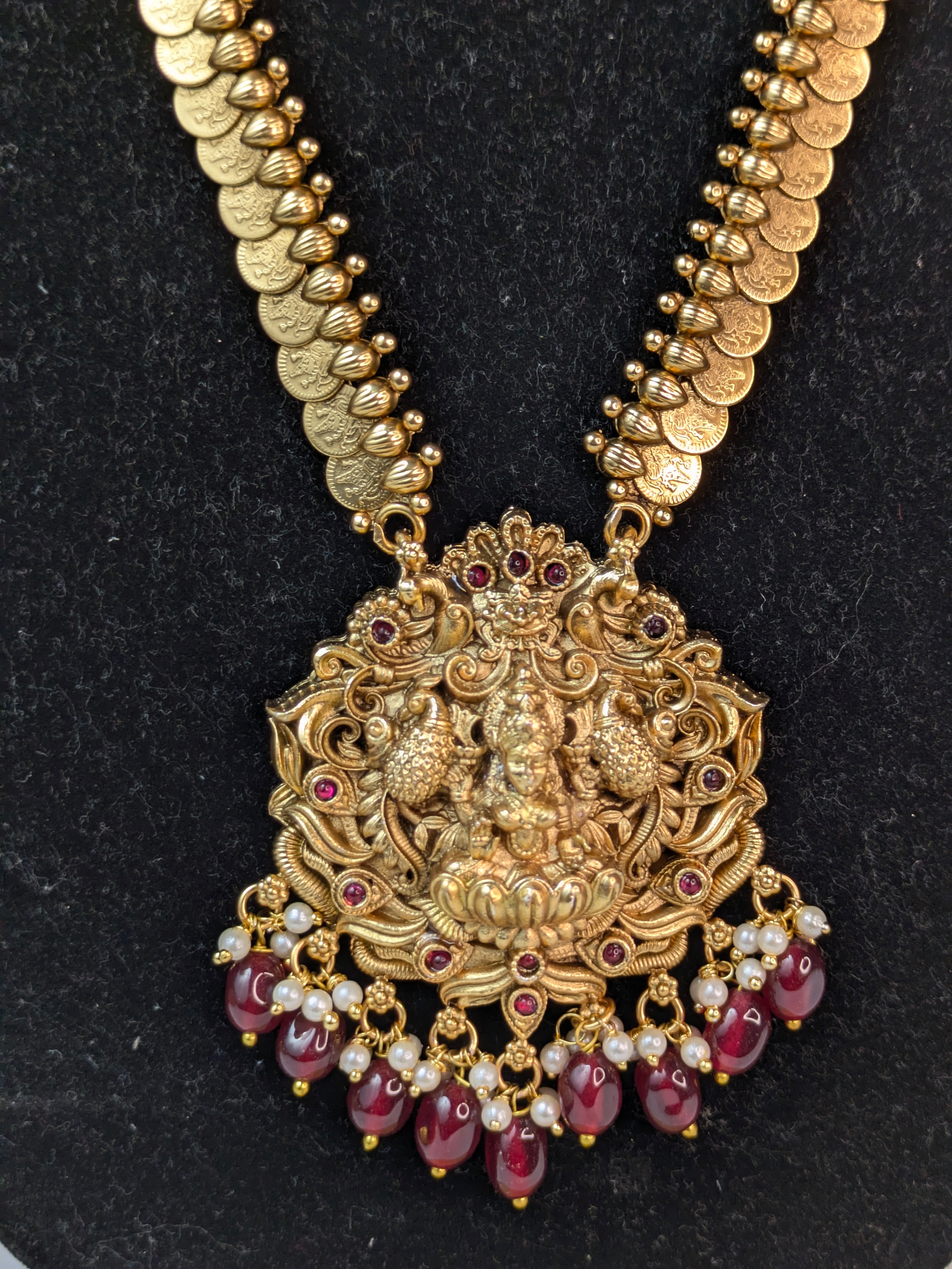 Lakshmi Coin Haram-Maroon