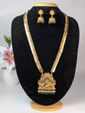 Antique gold-finished temple Haram-Green