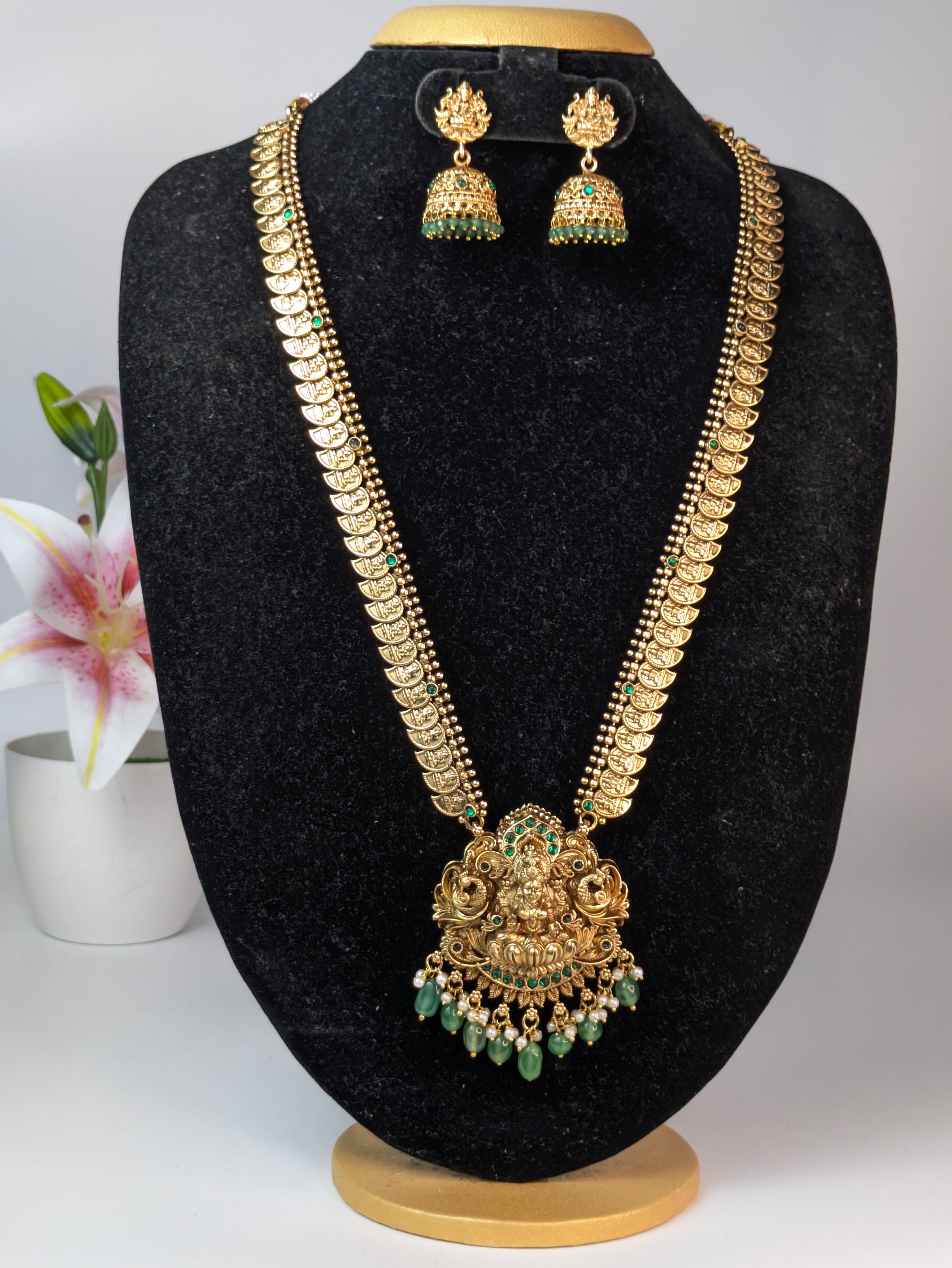 Mango shape long haram-Green