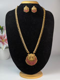 South Indian temple jewelry design-Pink