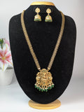 Traditional South Indian Temple Haram-Green