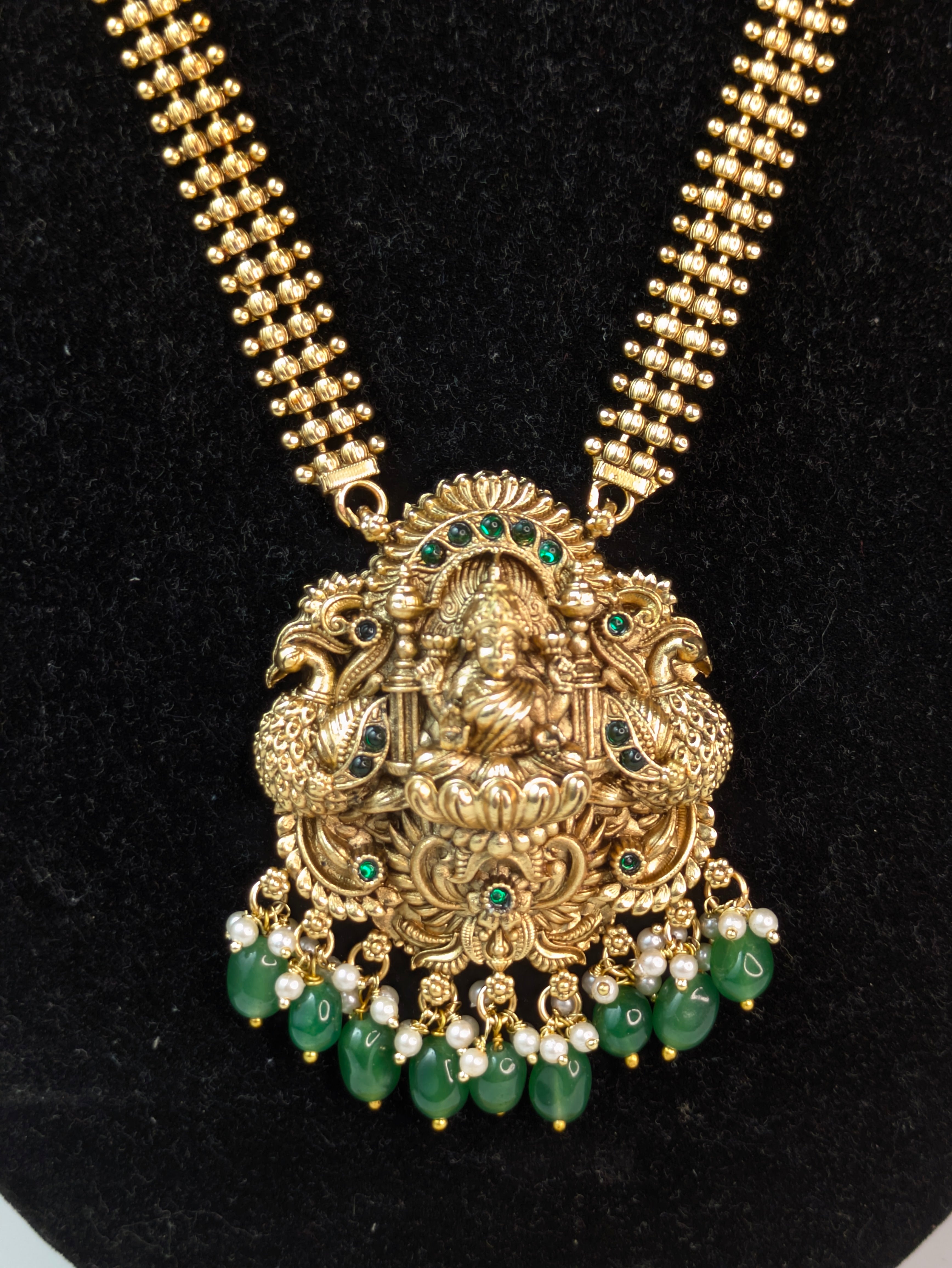 Traditional South Indian Temple Haram-Green