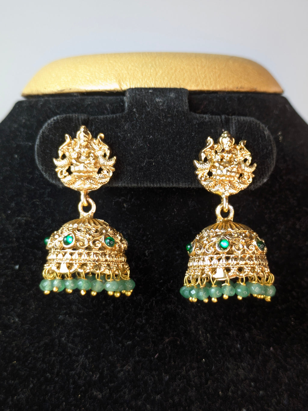Traditional South Indian Temple Haram-Green
