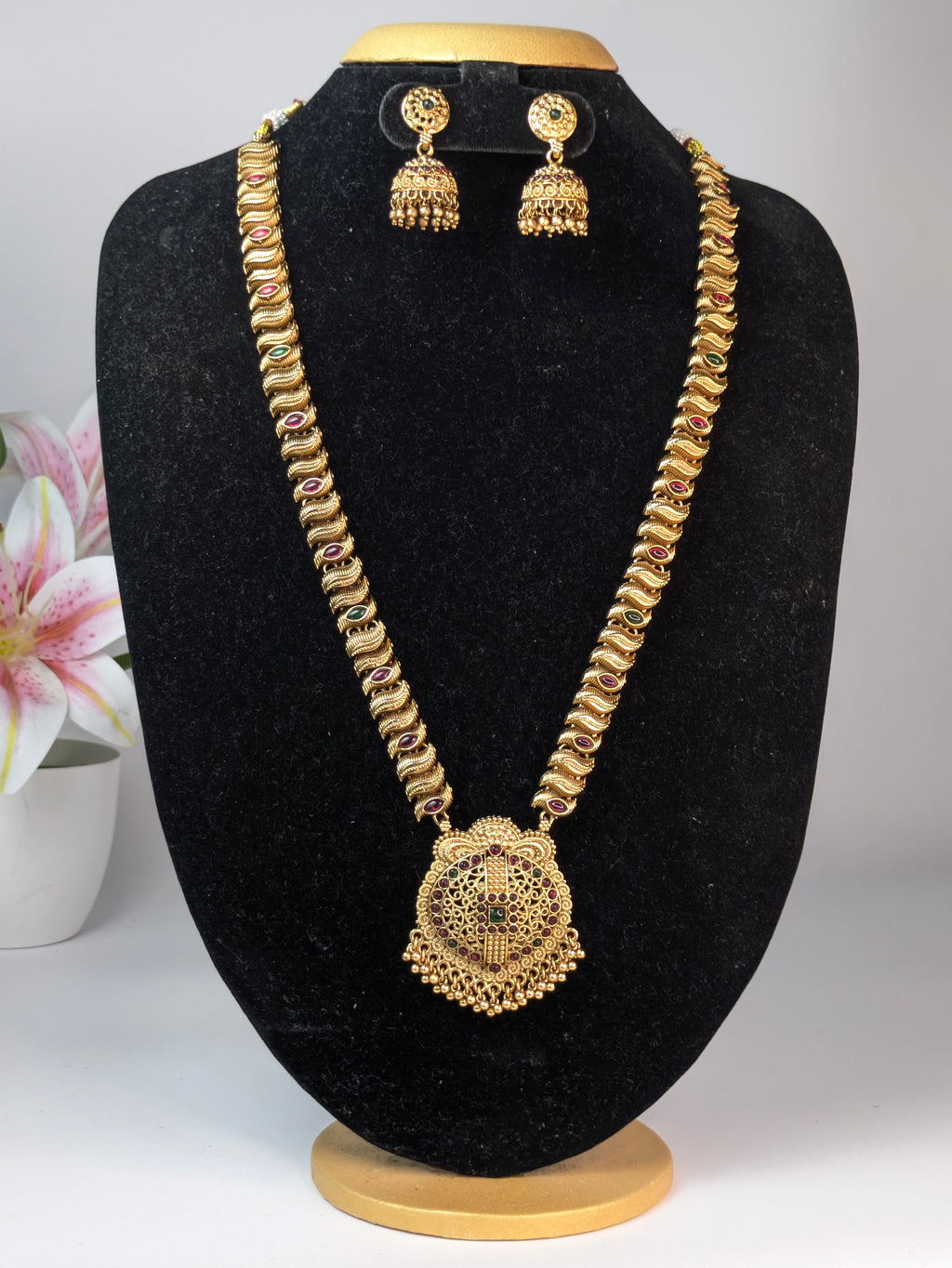 Traditional South Indian long haram