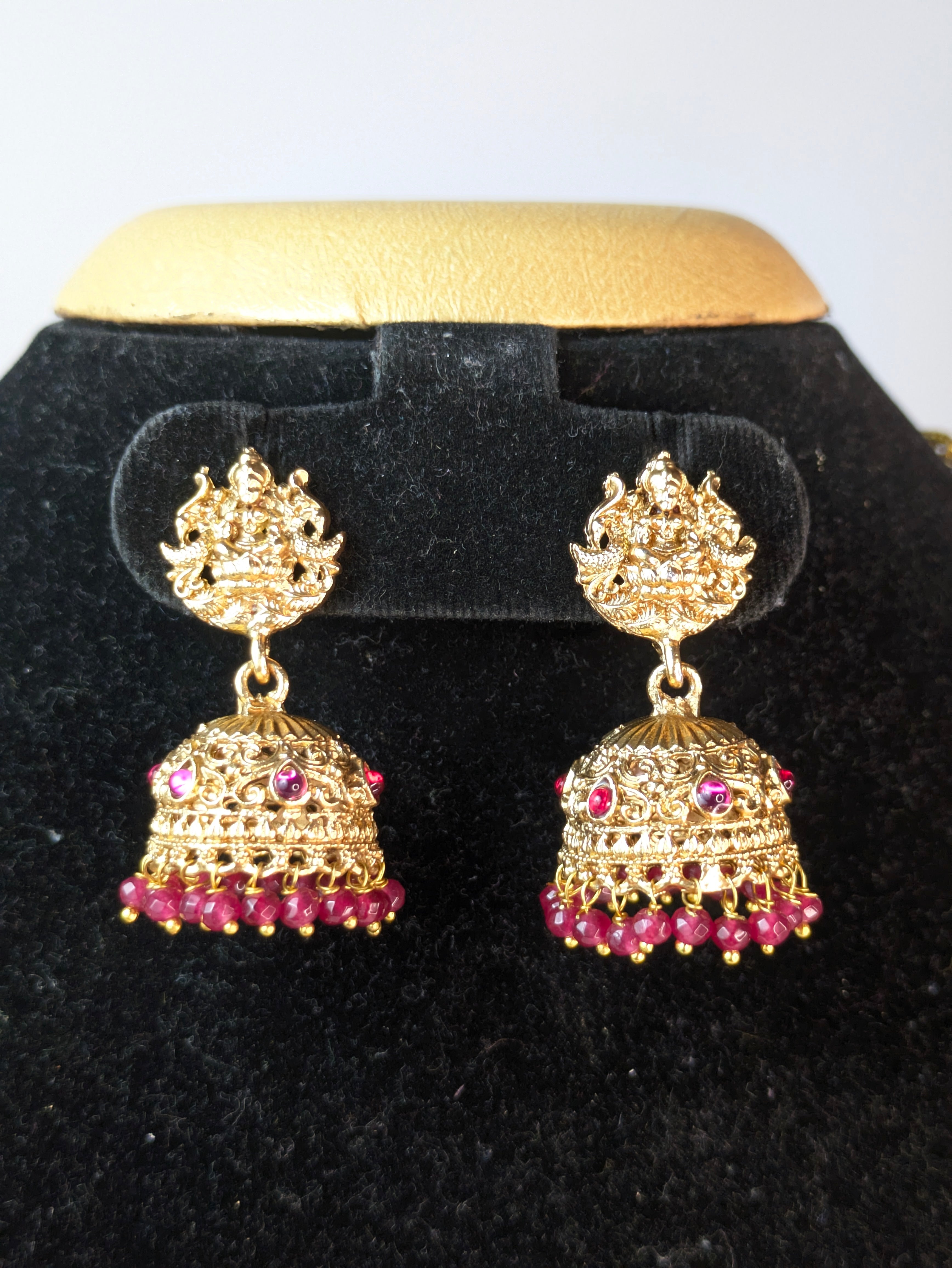 Traditional South Indian Temple Haram-pink