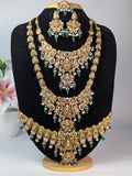 Antique temple jewelry bridal set