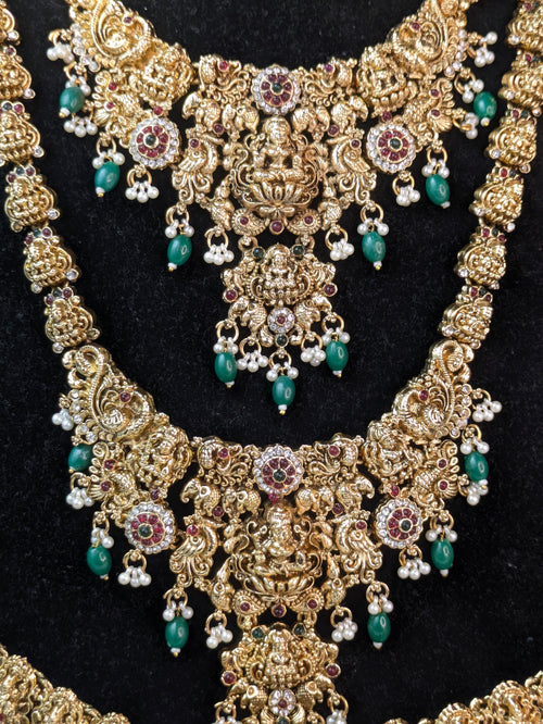 Antique temple jewelry bridal set