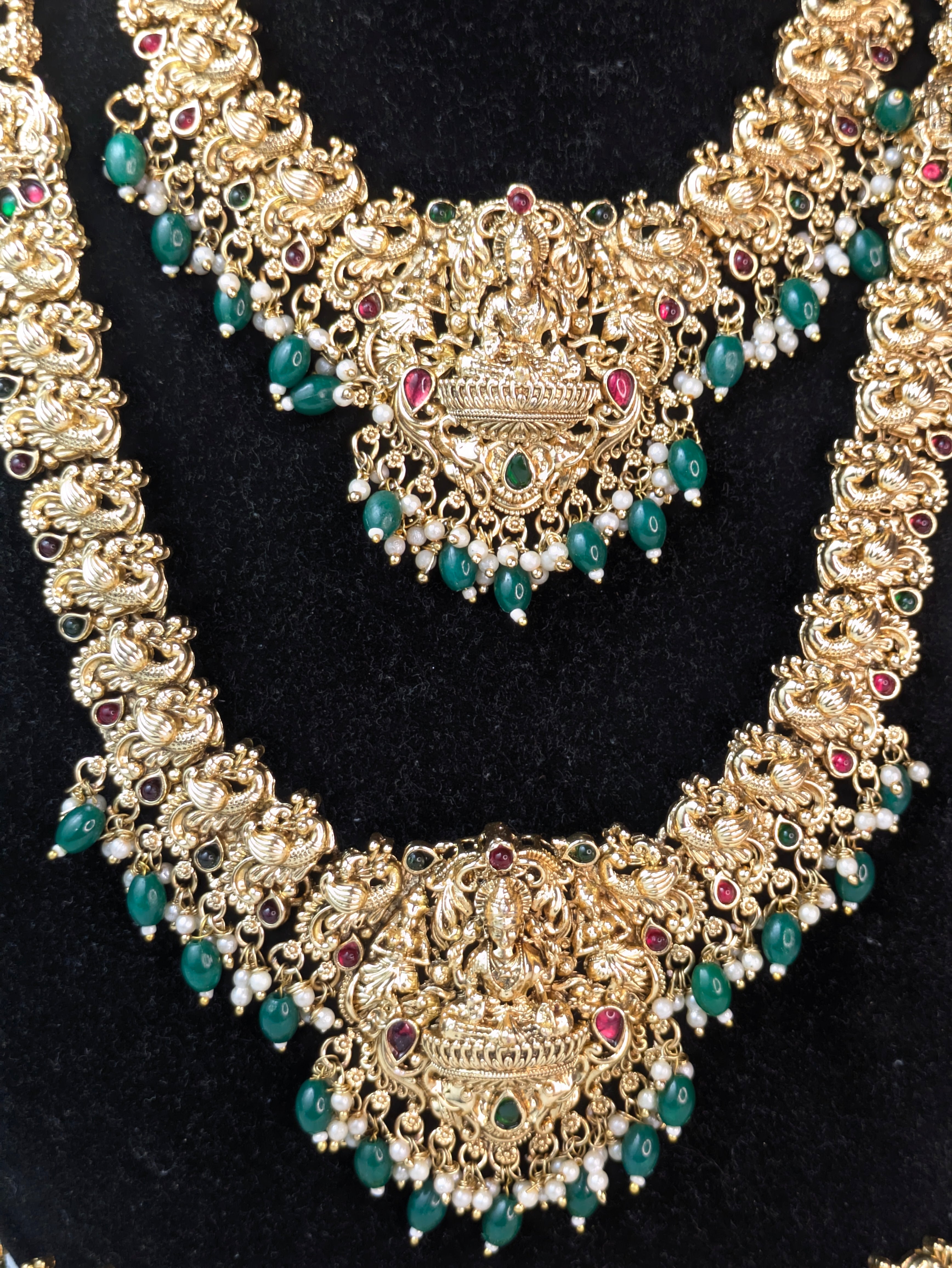 Traditional South Indian temple bridal full set