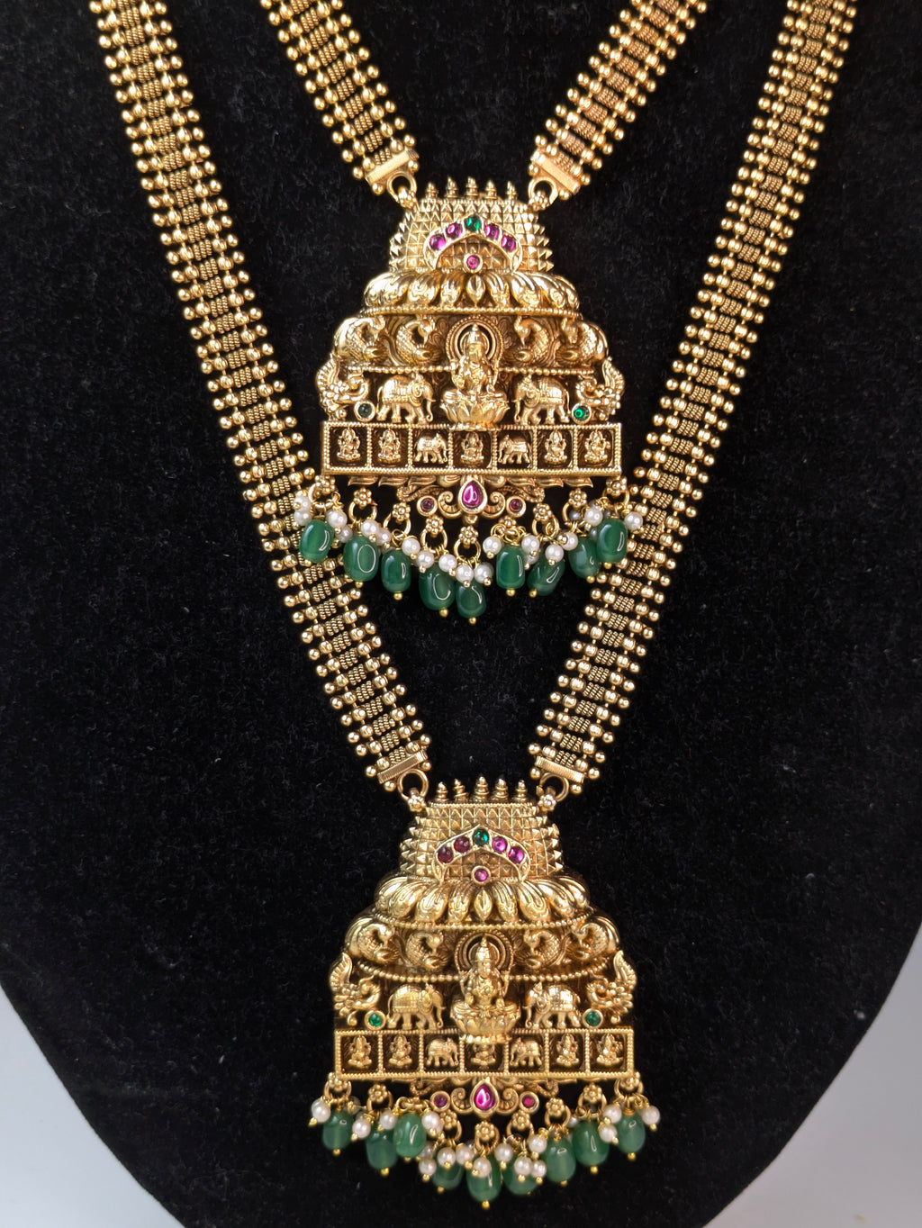 Traditional Indian temple bridal set