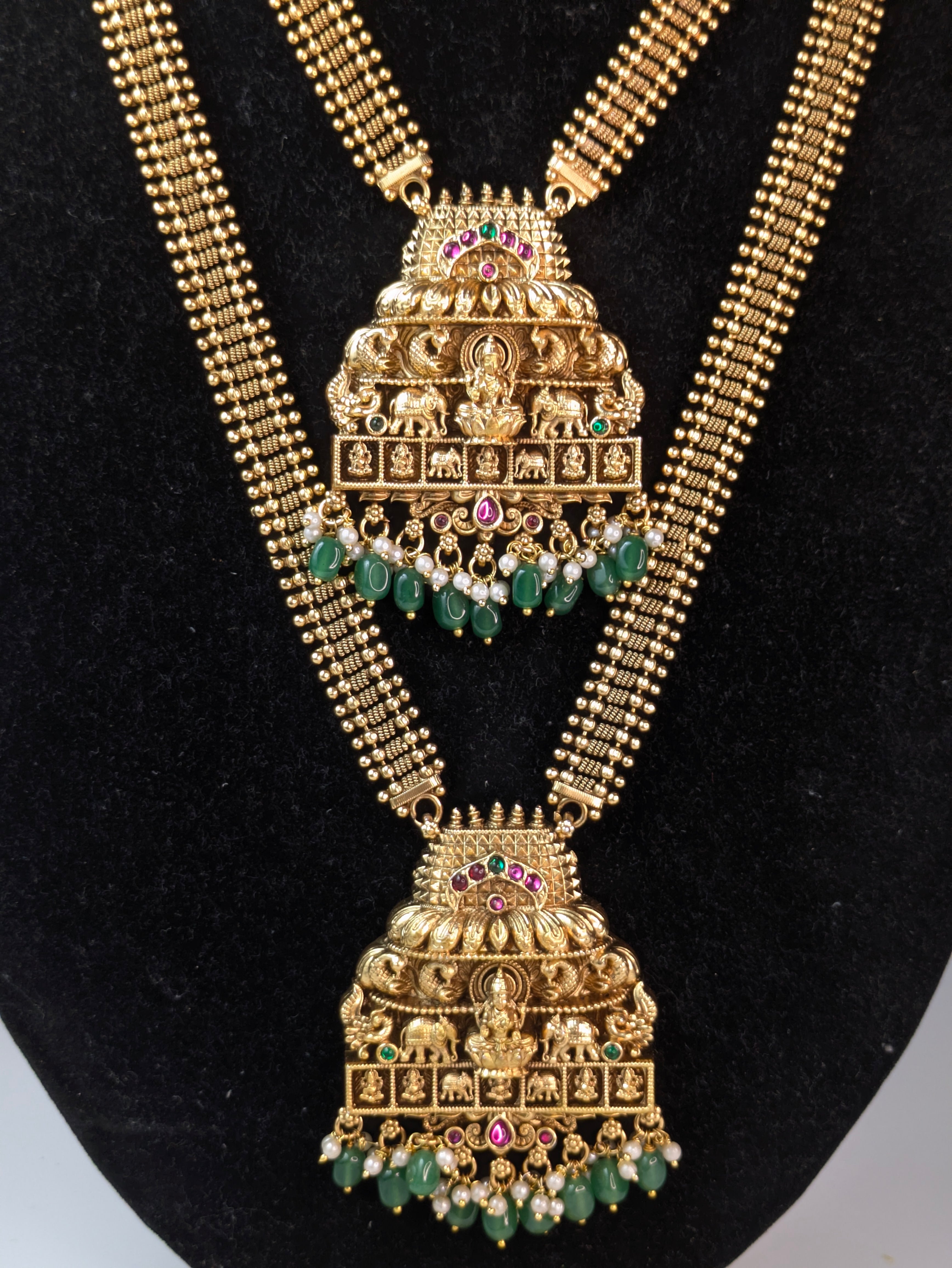 Traditional Indian temple bridal set