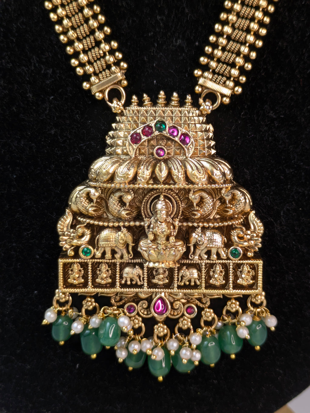 Traditional Indian temple bridal set