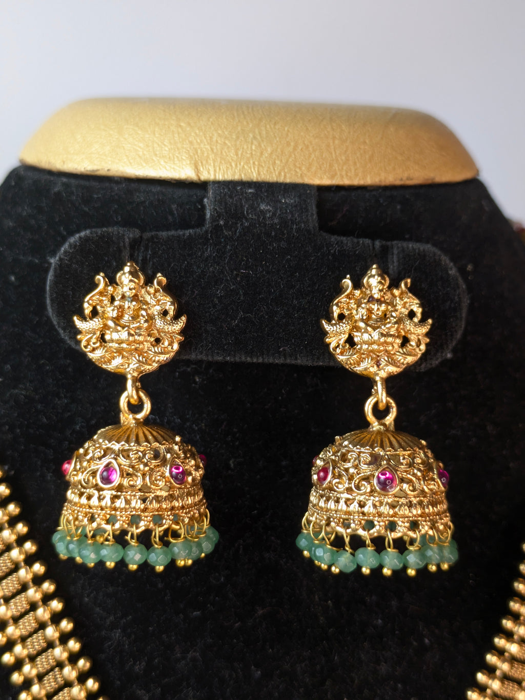 Traditional Indian temple bridal set
