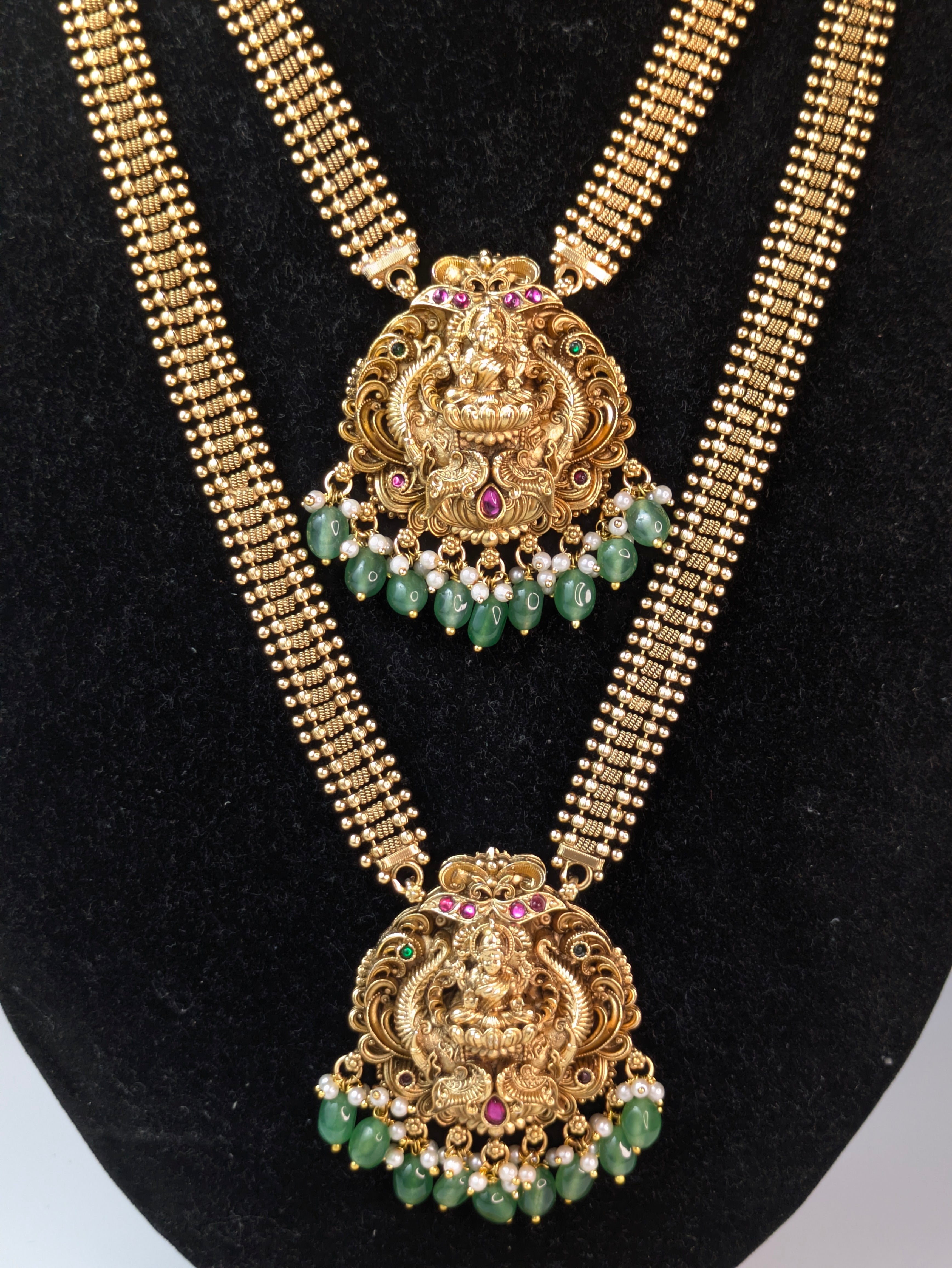 Traditional Ball Chain Bridal Jewelry Set