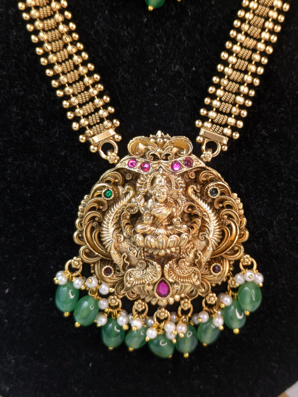 Traditional Ball Chain Bridal Jewelry Set