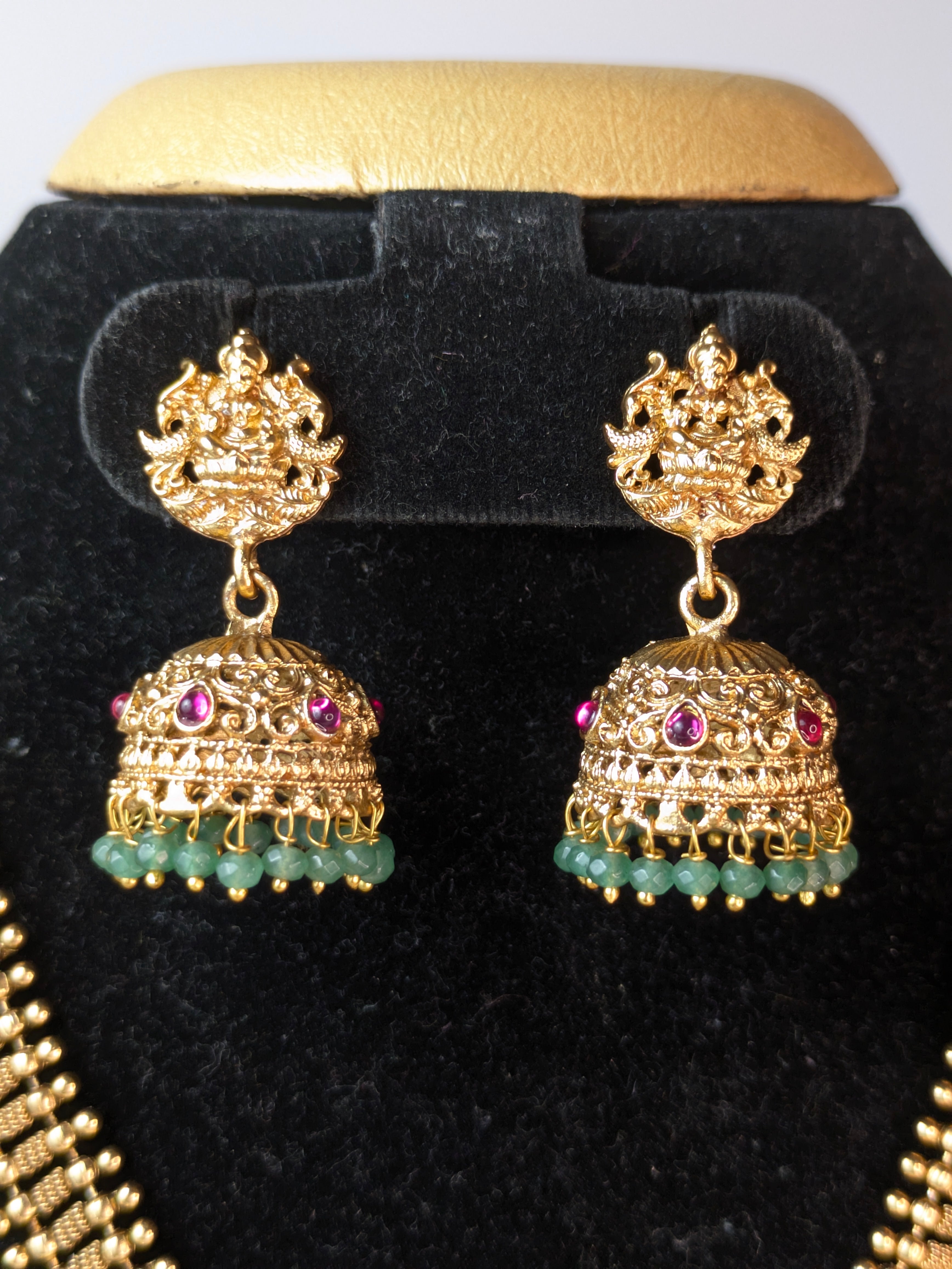 Traditional Ball Chain Bridal Jewelry Set