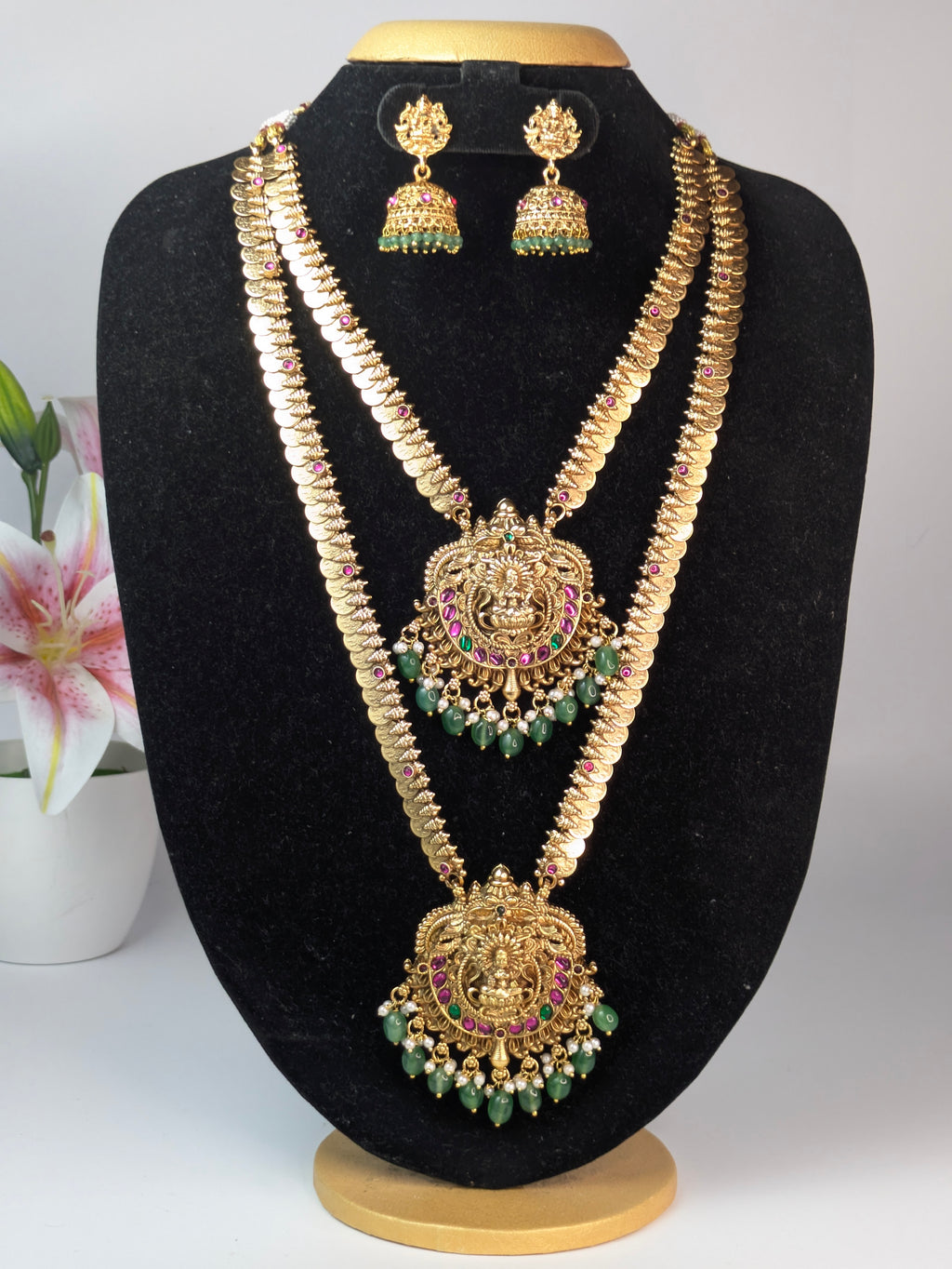 Traditional Lakshmi Coin Bridal Set
