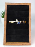 Open-cuff bypass bangle / Hinged Kada.