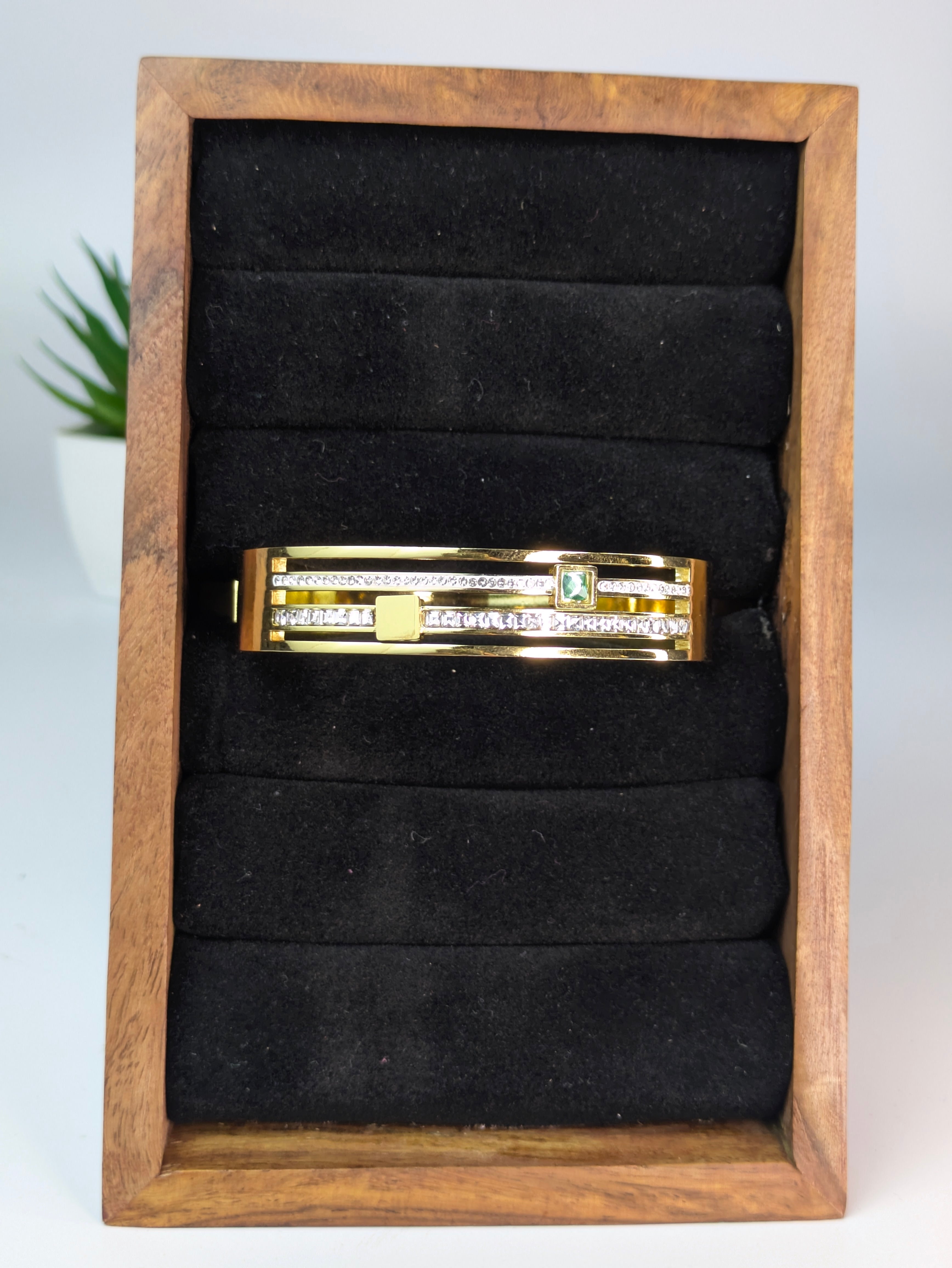 Openable statement cuff bangle