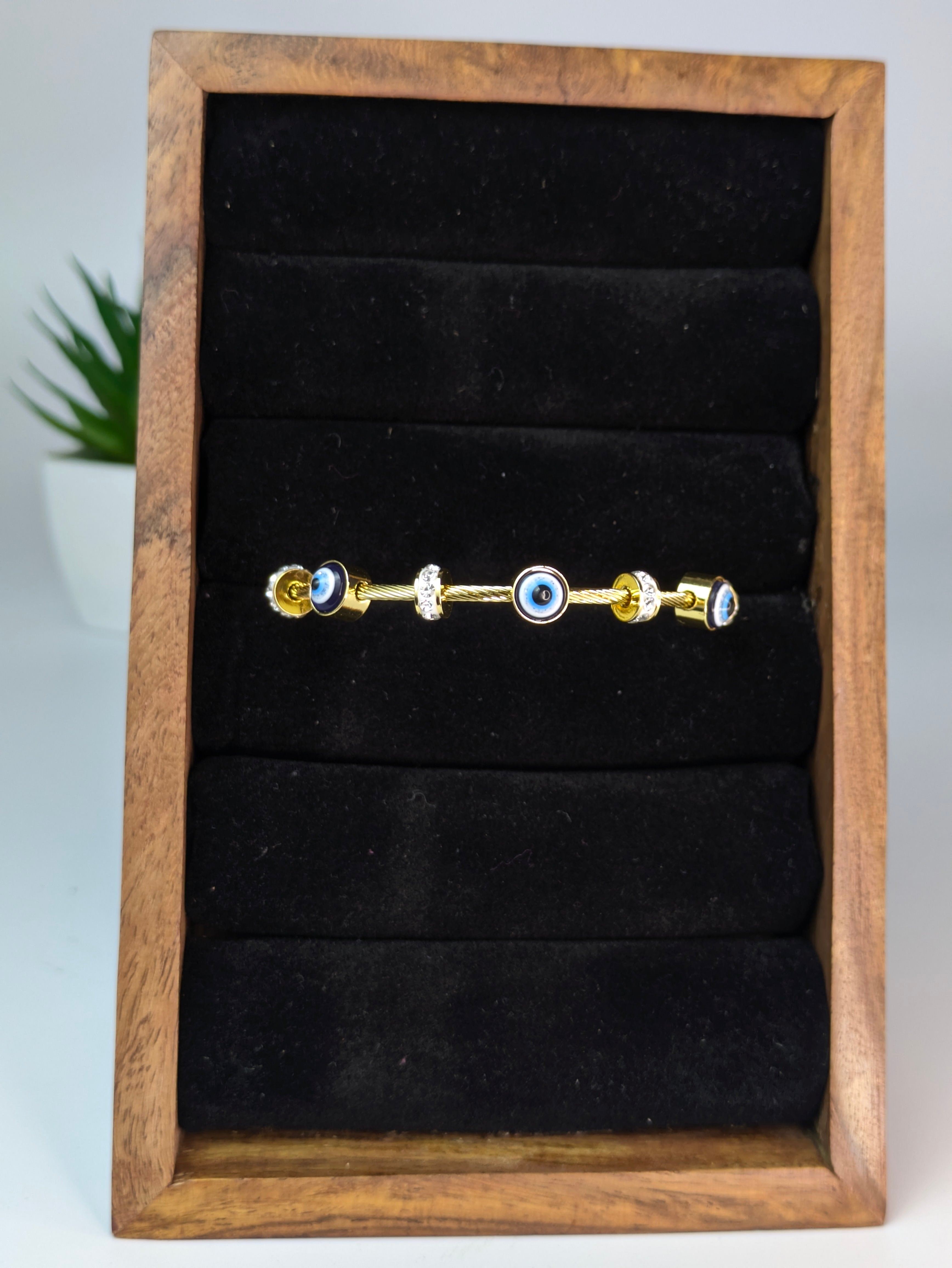 Evil Eye Beads Bangle