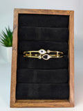 Double Layer Evil Eye Bangle