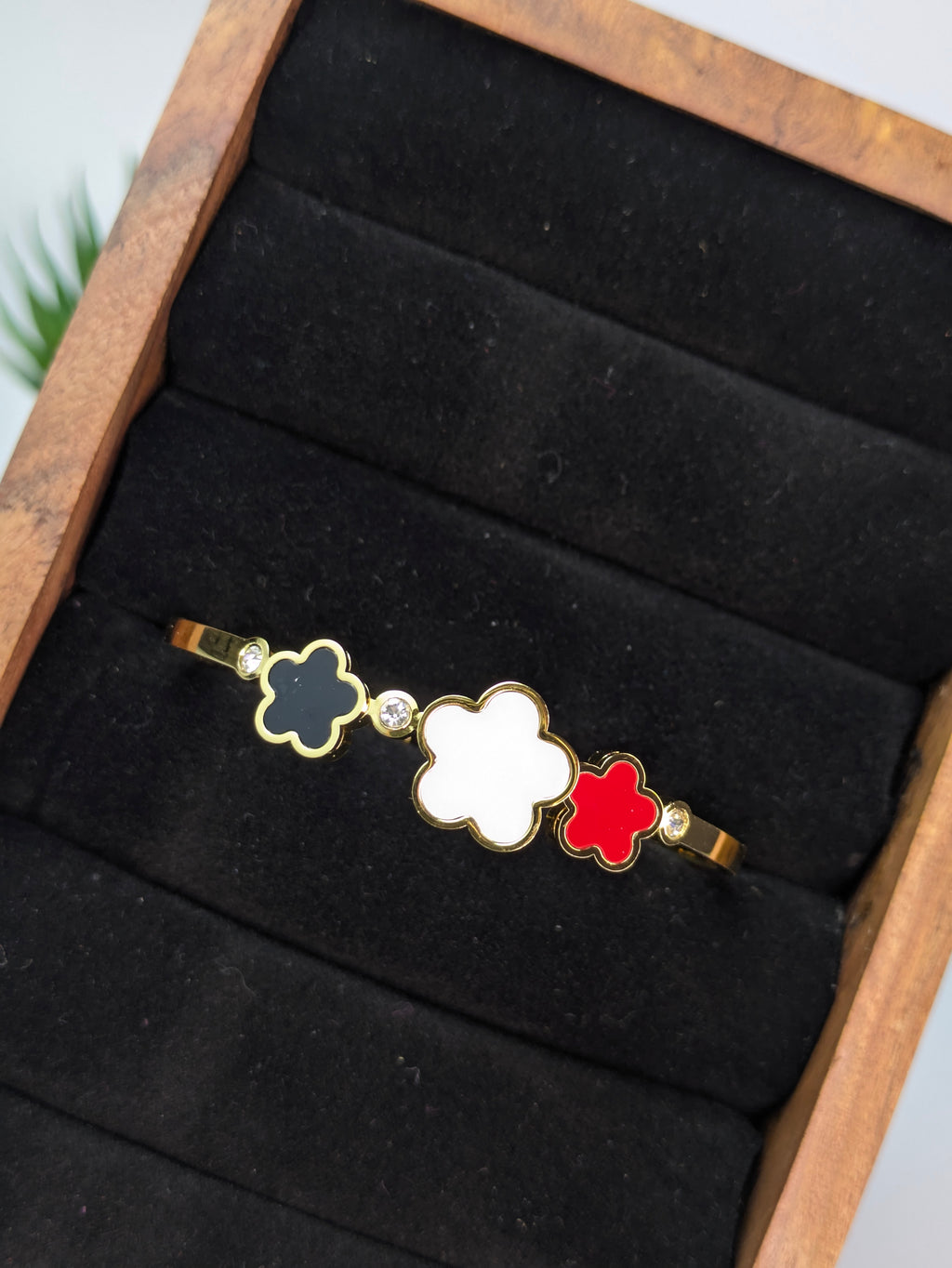 Multi Color Flower Bangle