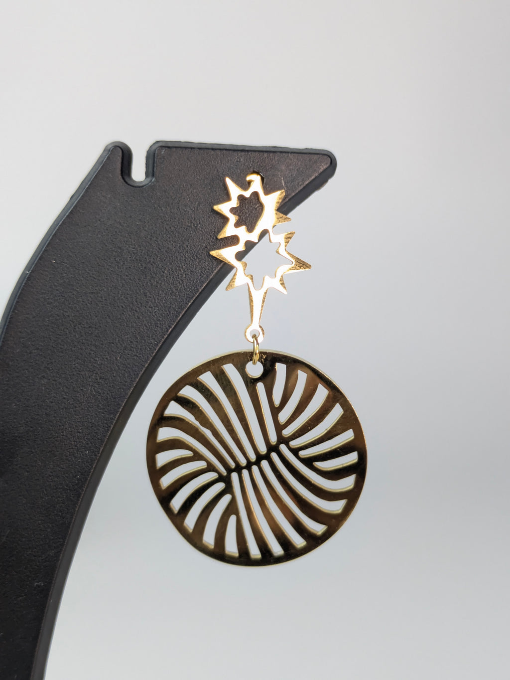Geometric drop Earring