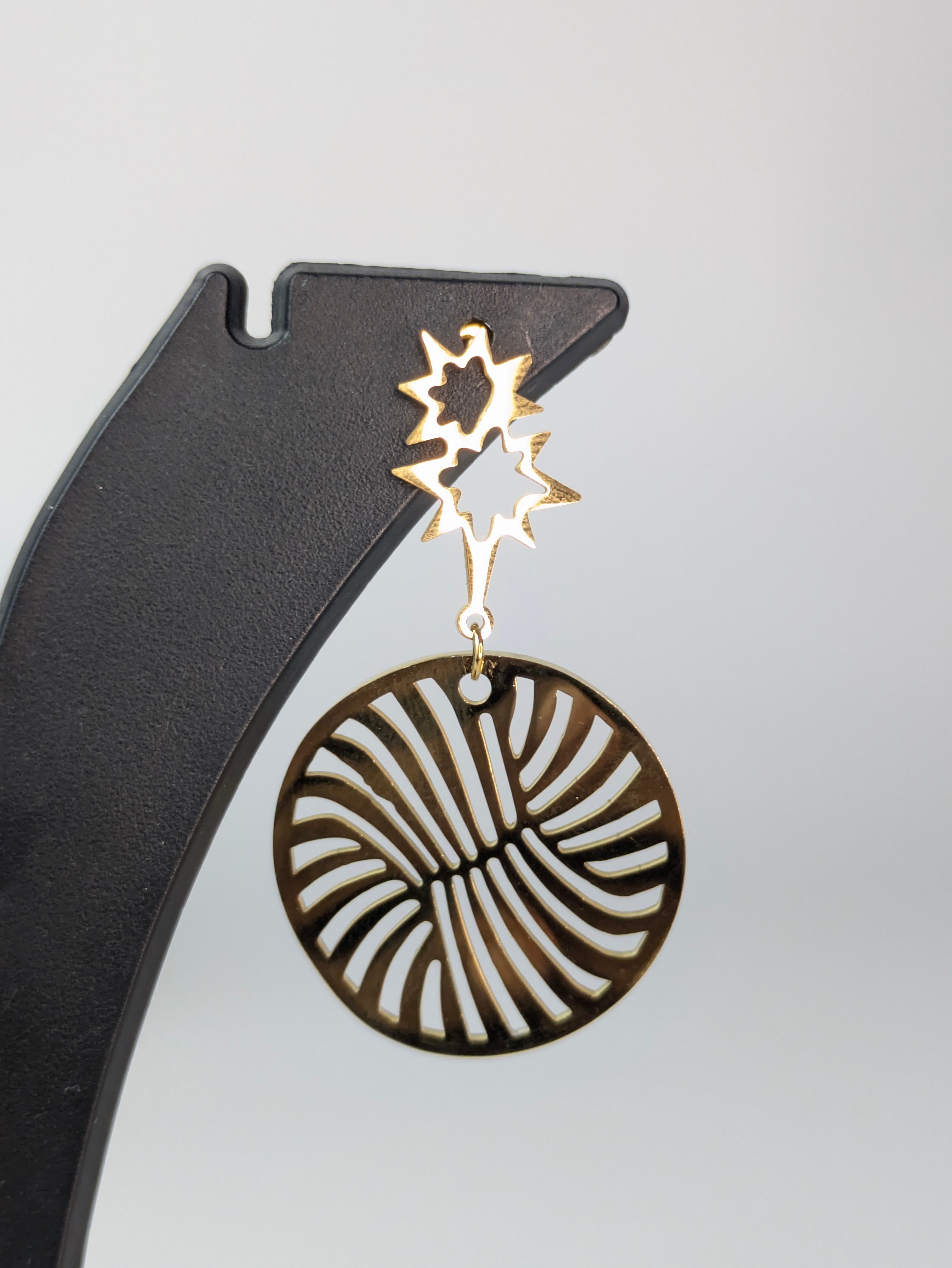 Geometric drop Earring