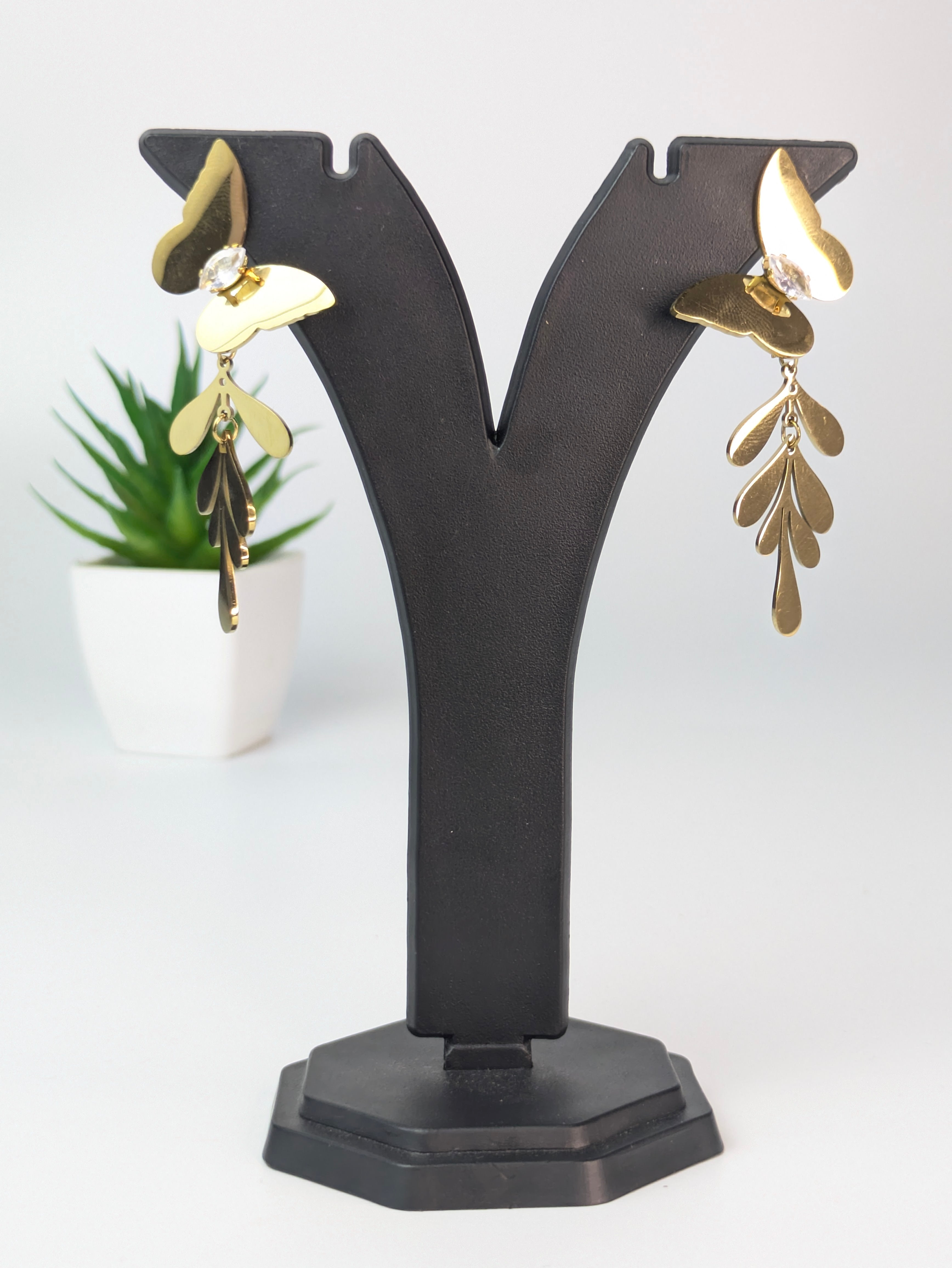 Butterfly Leaf Earring