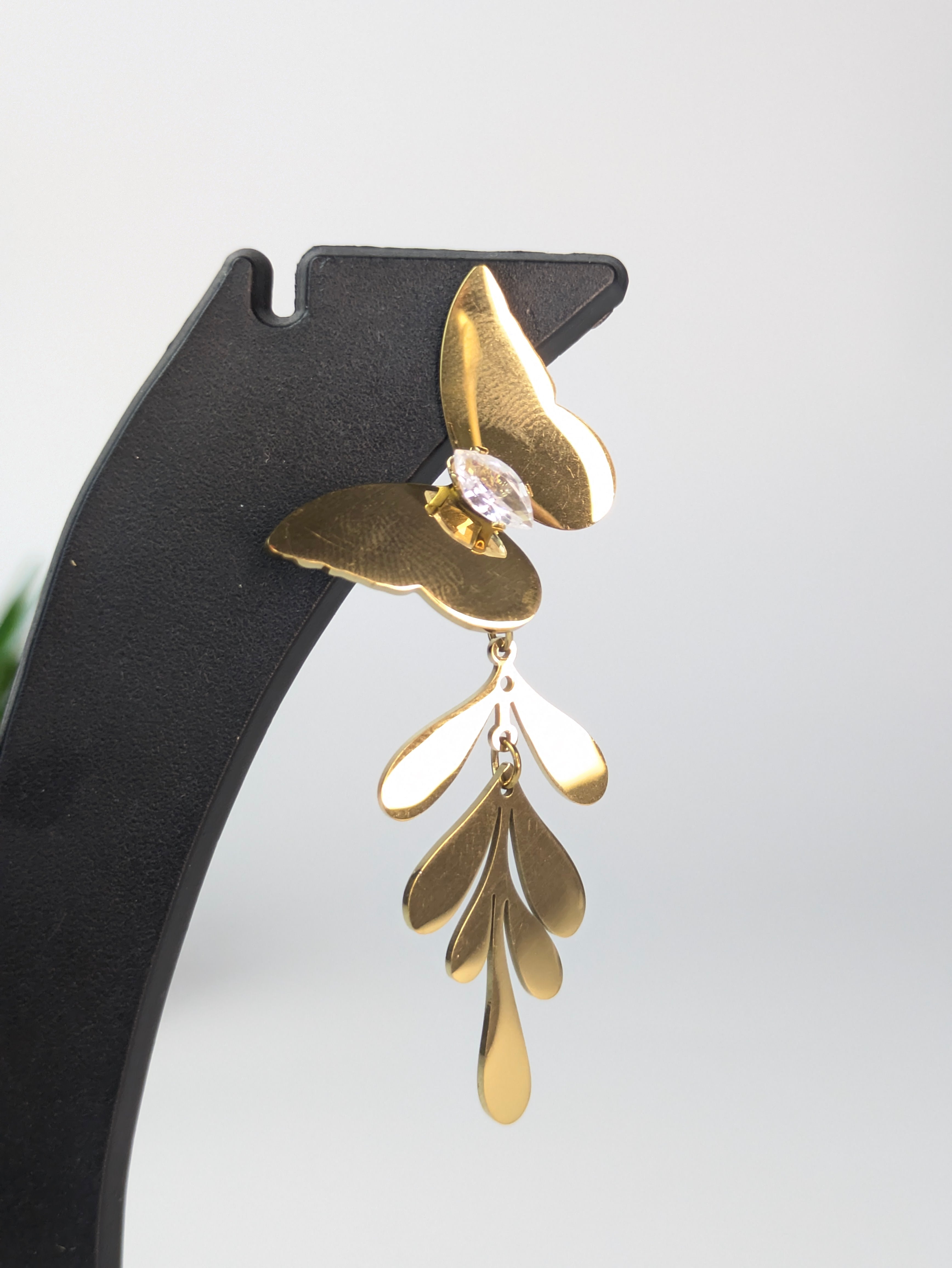 Butterfly Leaf Earring