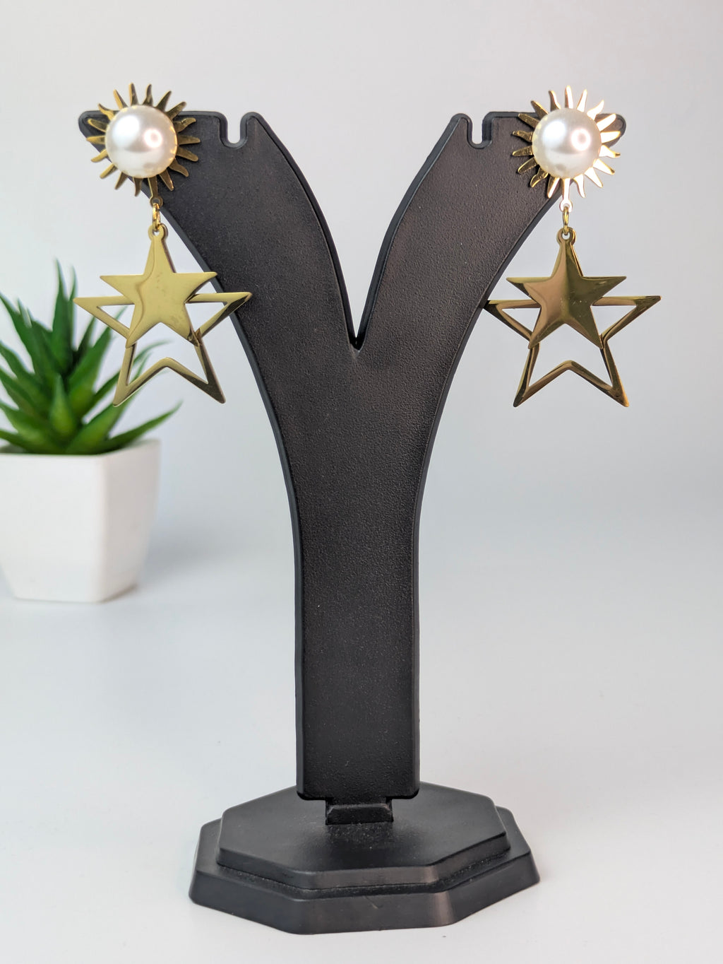 Celestial stars earring